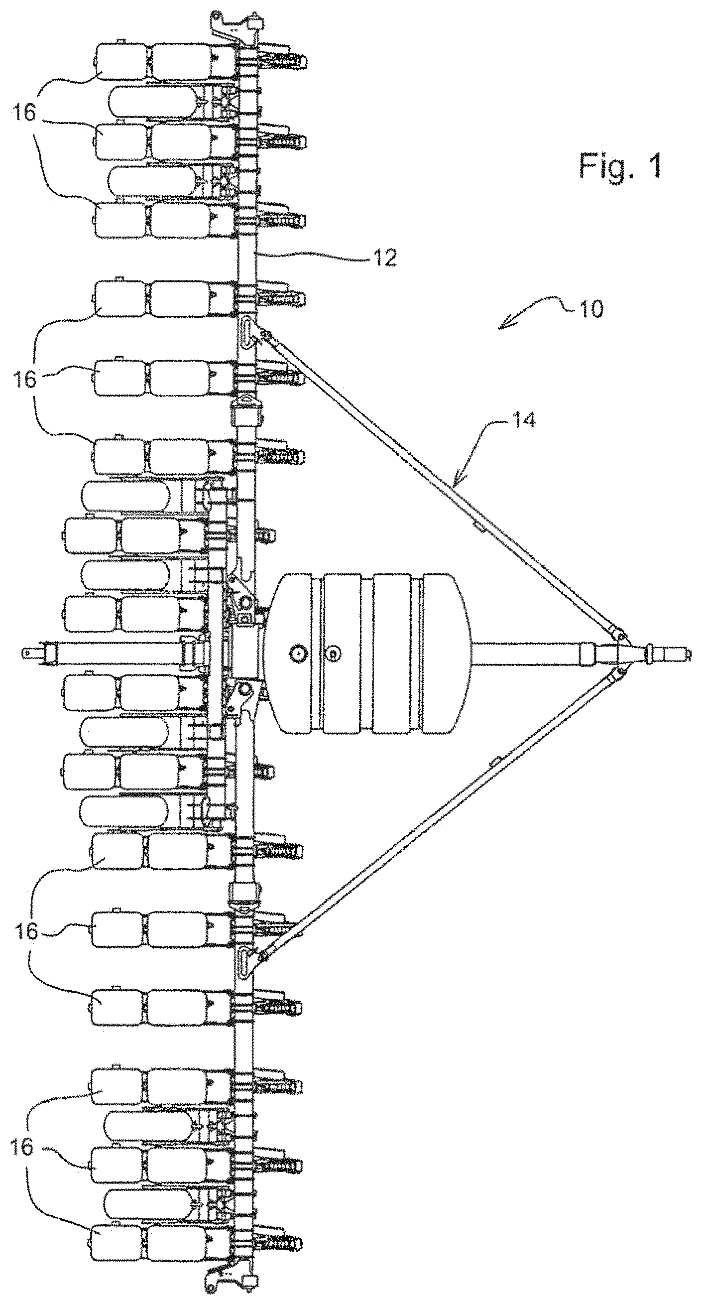 Patent US11770994 — Seeding machine with seed delivery system — Figure 1