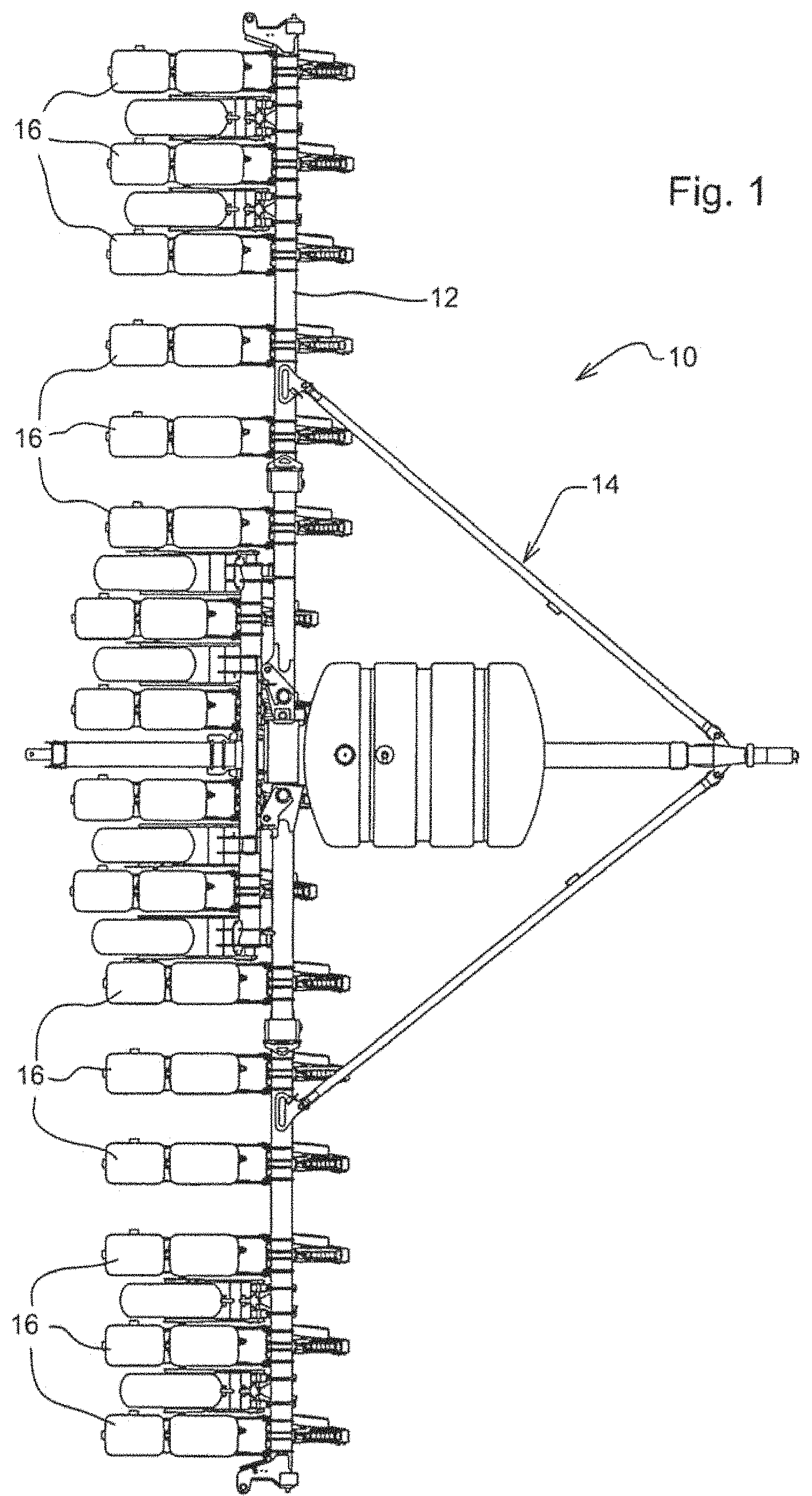 Patent US11770995 — Seeding machine with seed delivery system — Figure 1