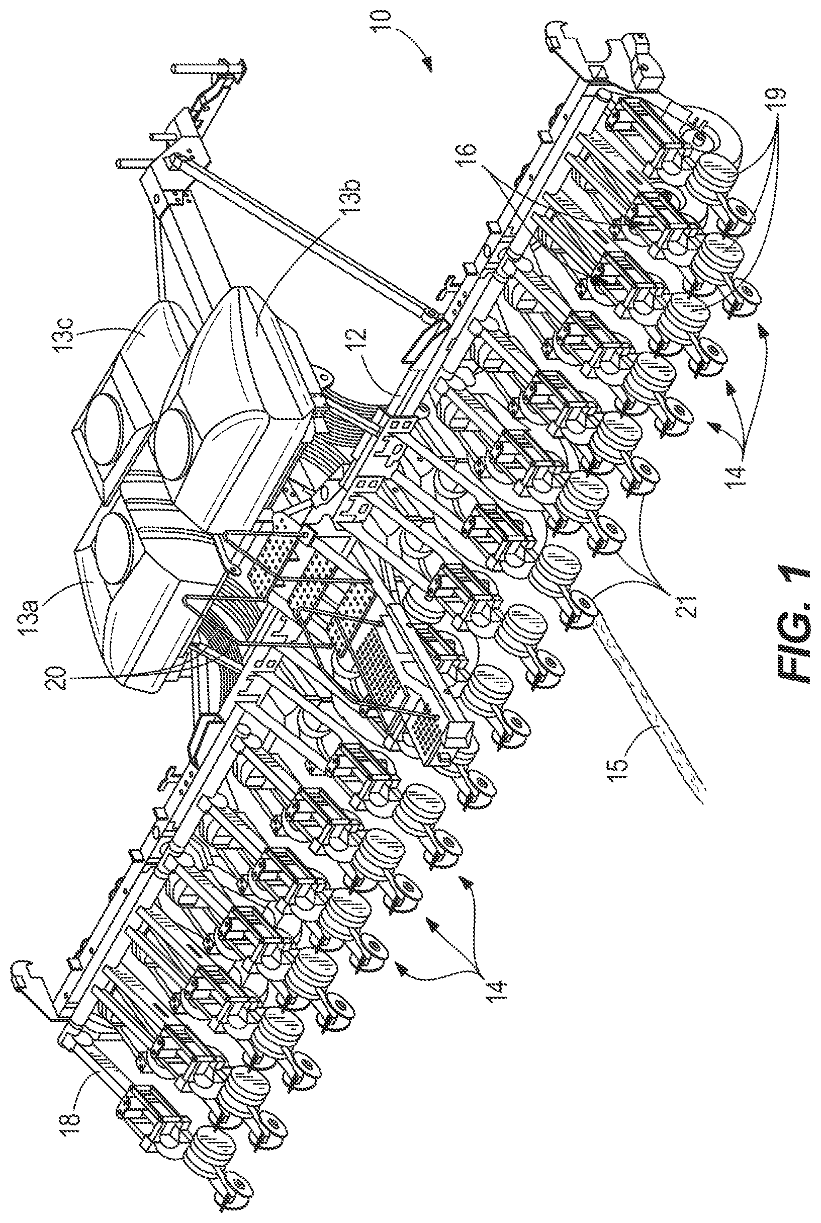 Patent US11770997 — Row unit for a seeding machine with pneumatic seed loading — Figure 1