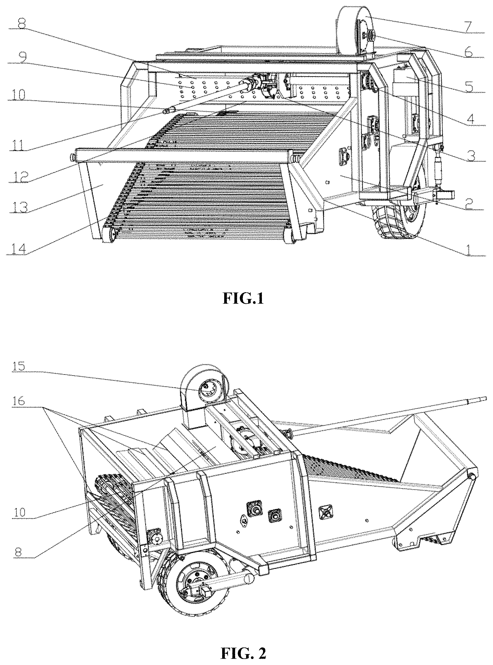 Patent US11770999 — Ultraviolet device used for potato peel ripening — Figure 1