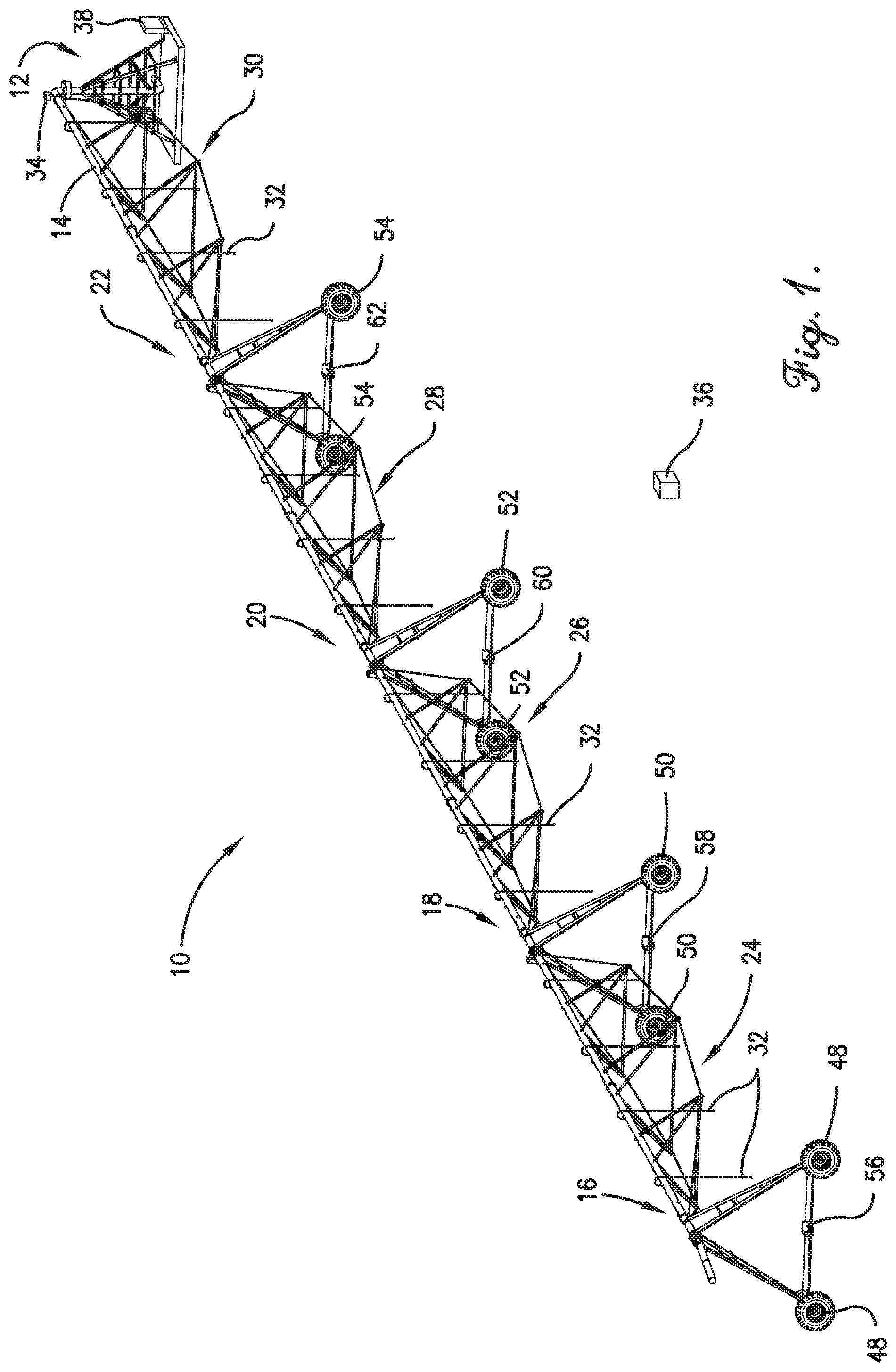 Patent US11771025 — System and method for adjusting irrigation system scheduling based on estimated soil water depletion — Figure 1