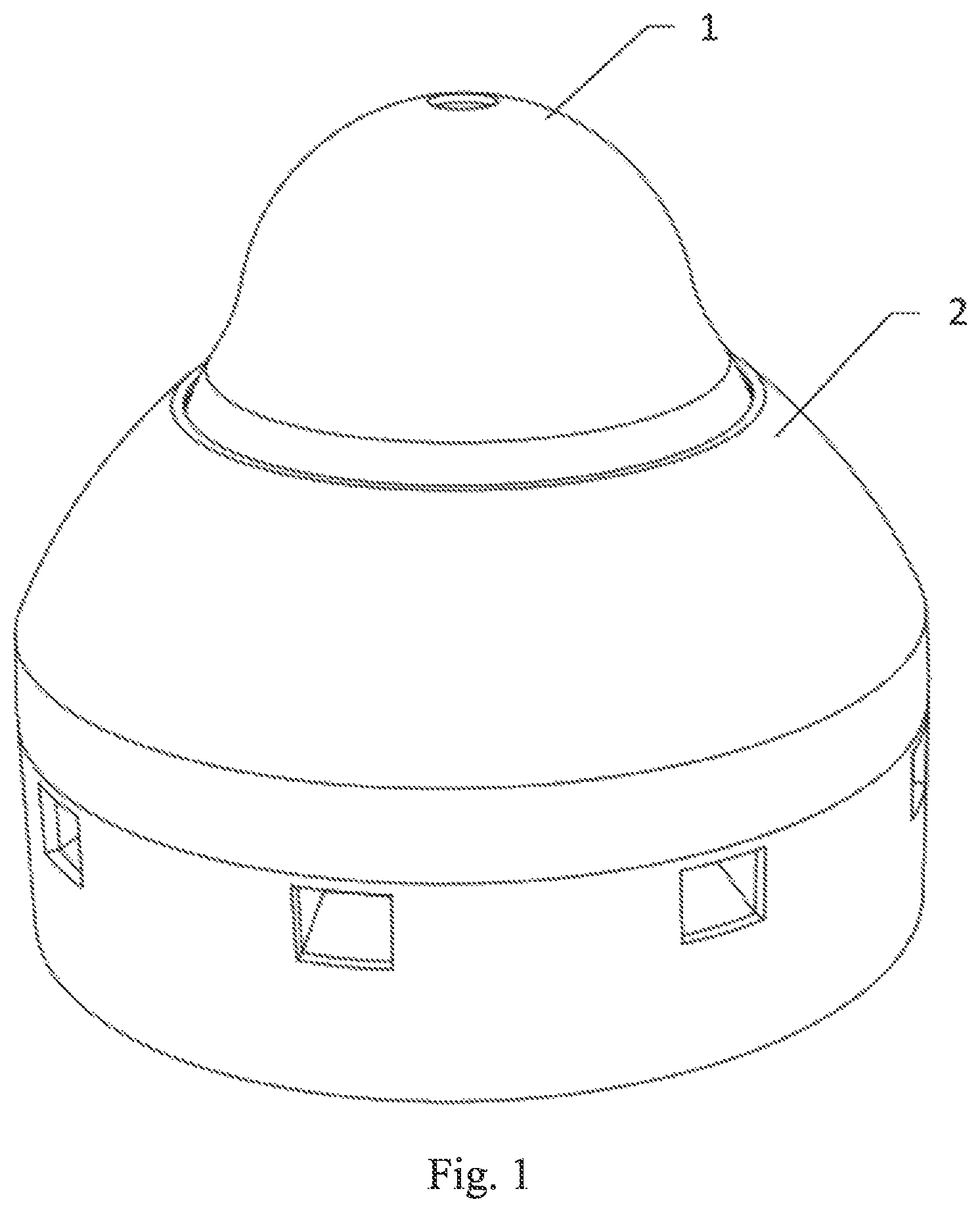 Patent US11771056 — Feeding toy for providing food through shaking by pet — Figure 1