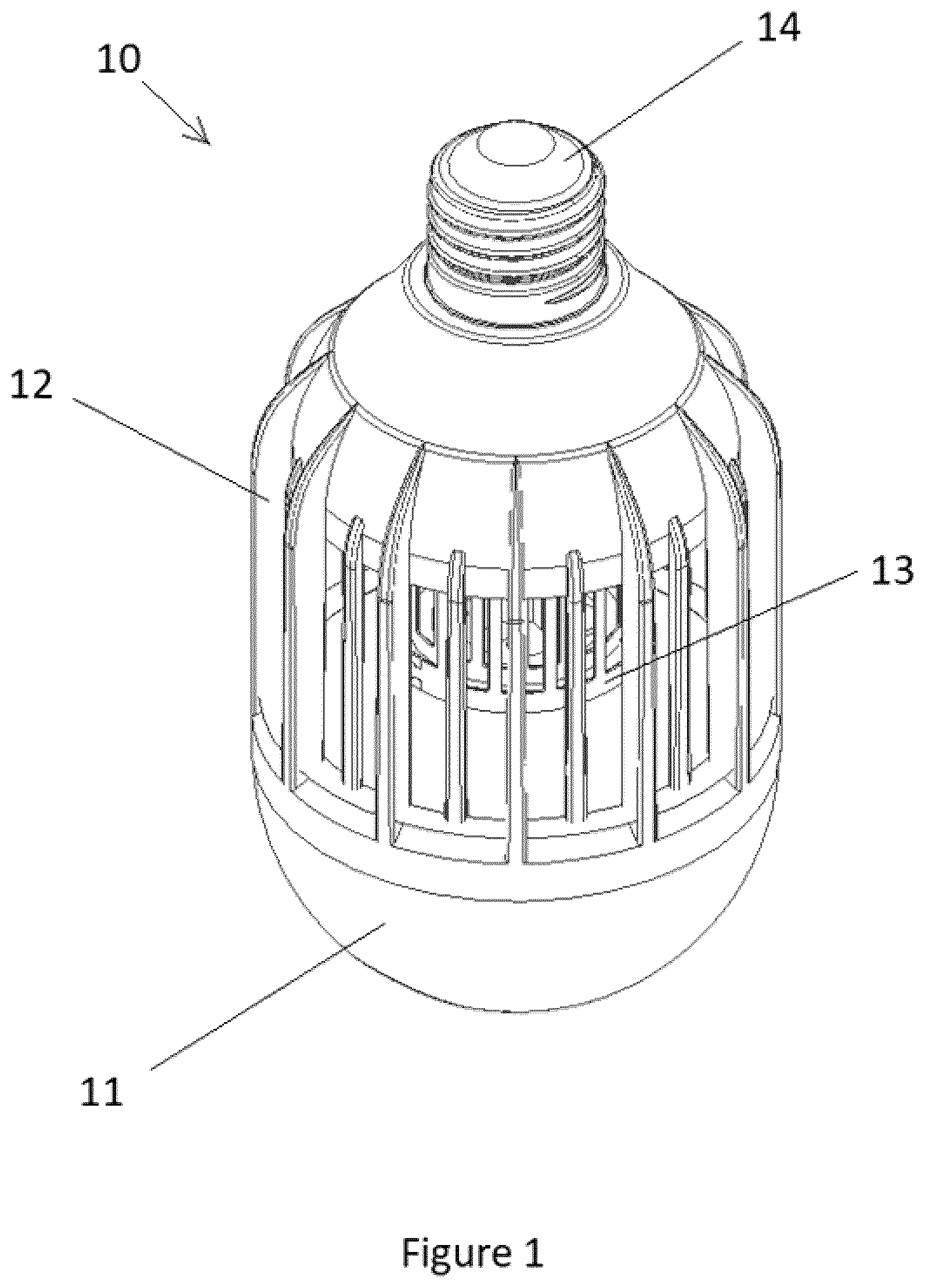Patent US11771073 Figure 1 – Mosquito control devices and systems