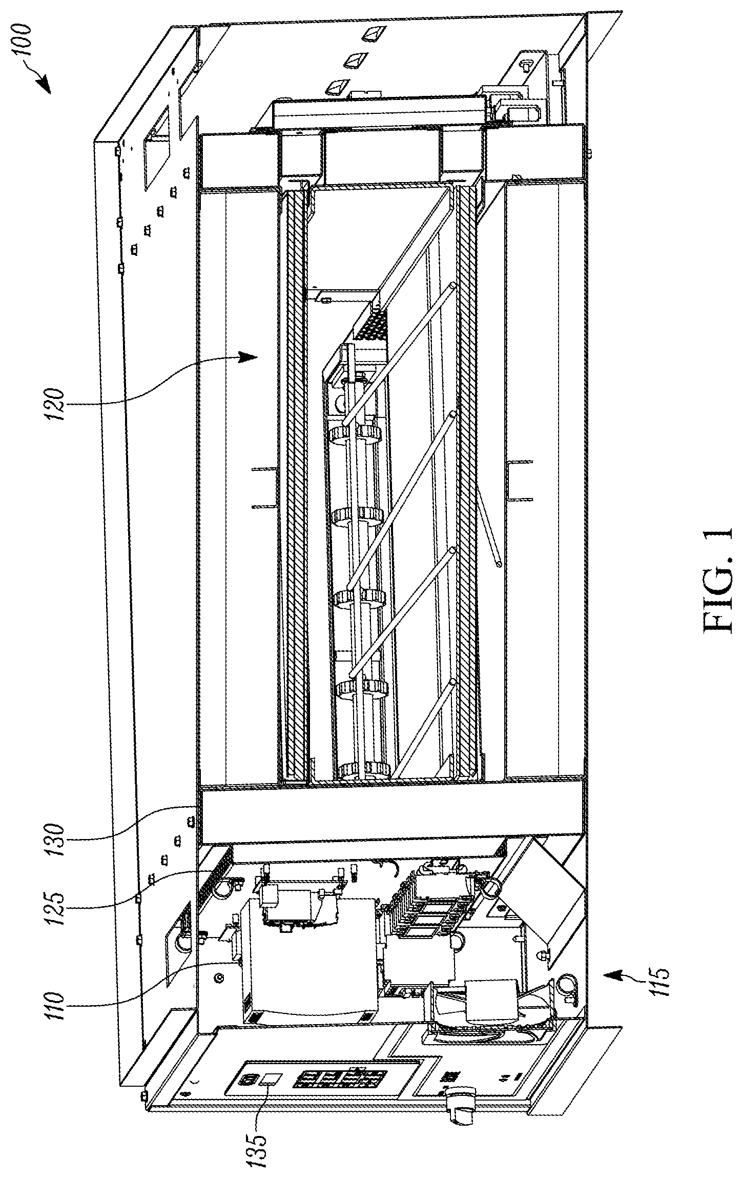 Patent US11771096 — Power modulator for infrared conveyor oven — Figure 1