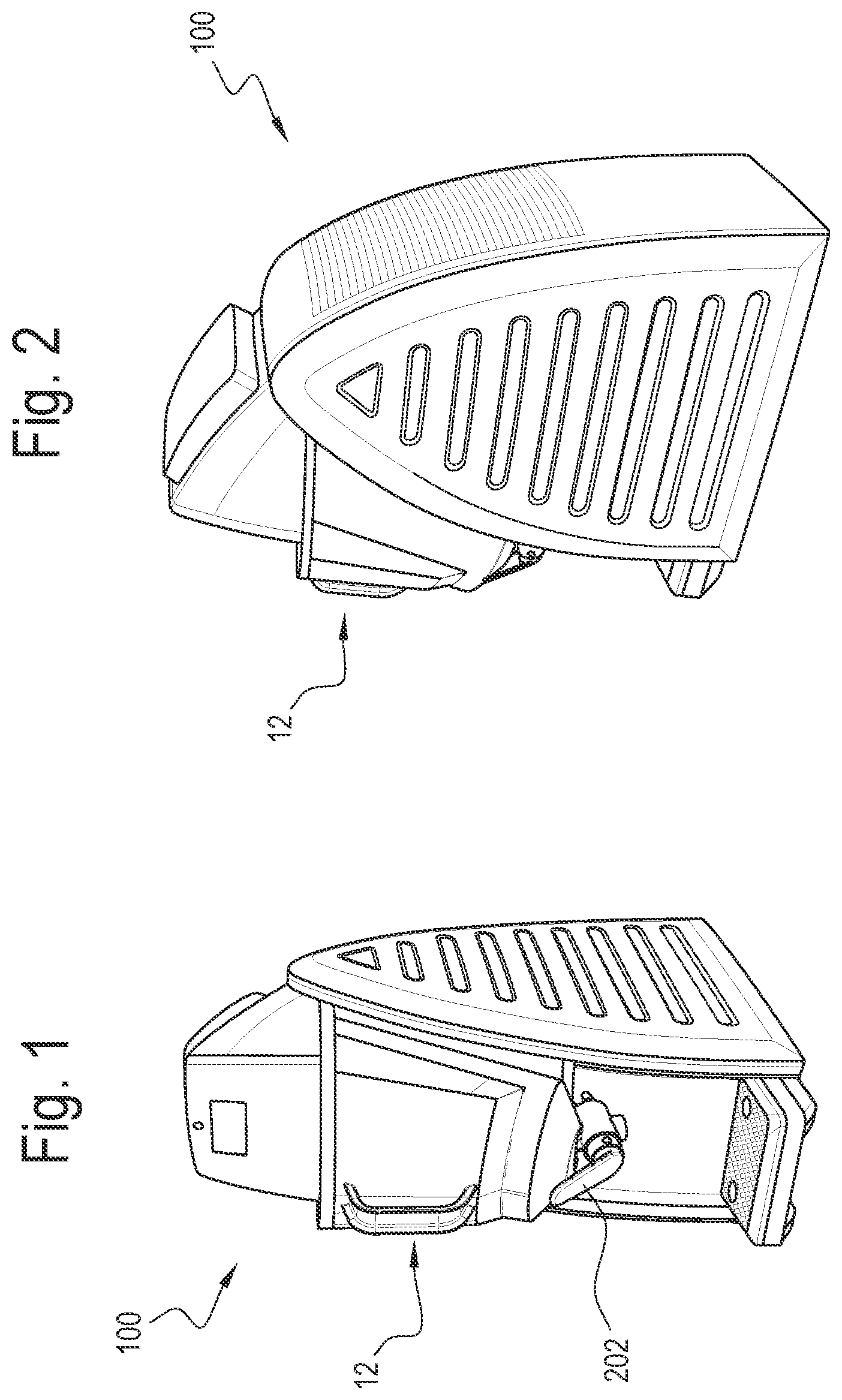 Patent US11771108 — Machine for making and dispensing liquid or semi-liquid food products — Figure 1