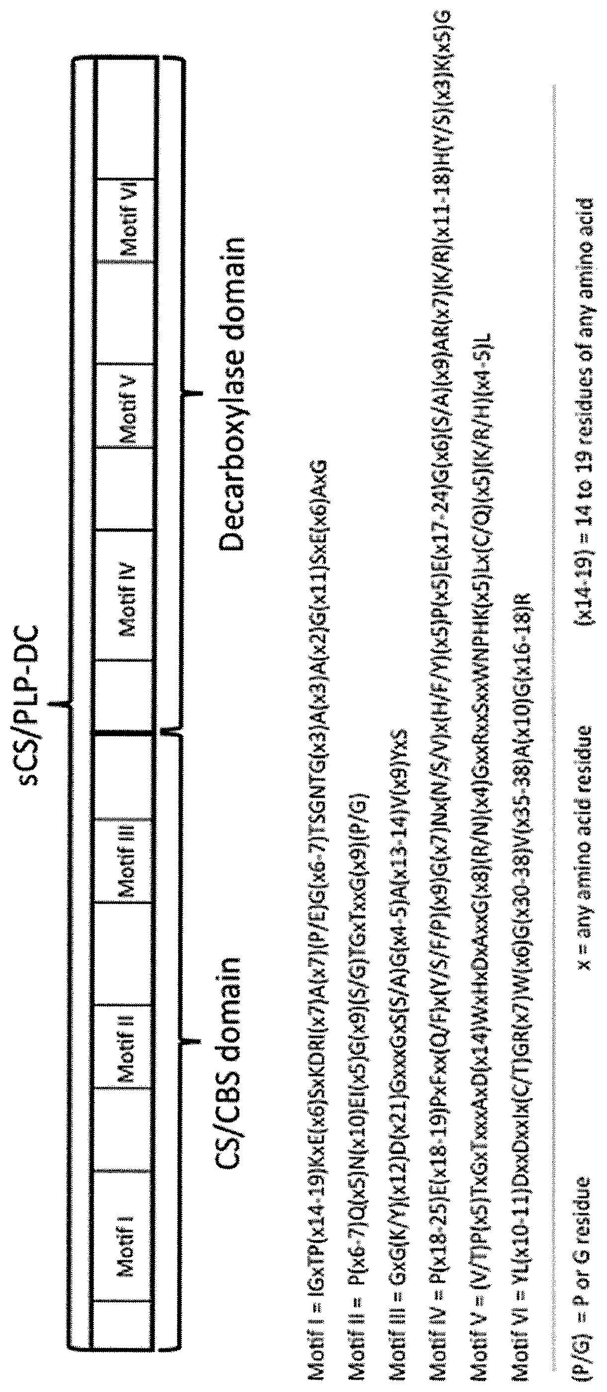 Patent US11771114 Figure 1 – Methods for high taurine production using novel decarboxylases