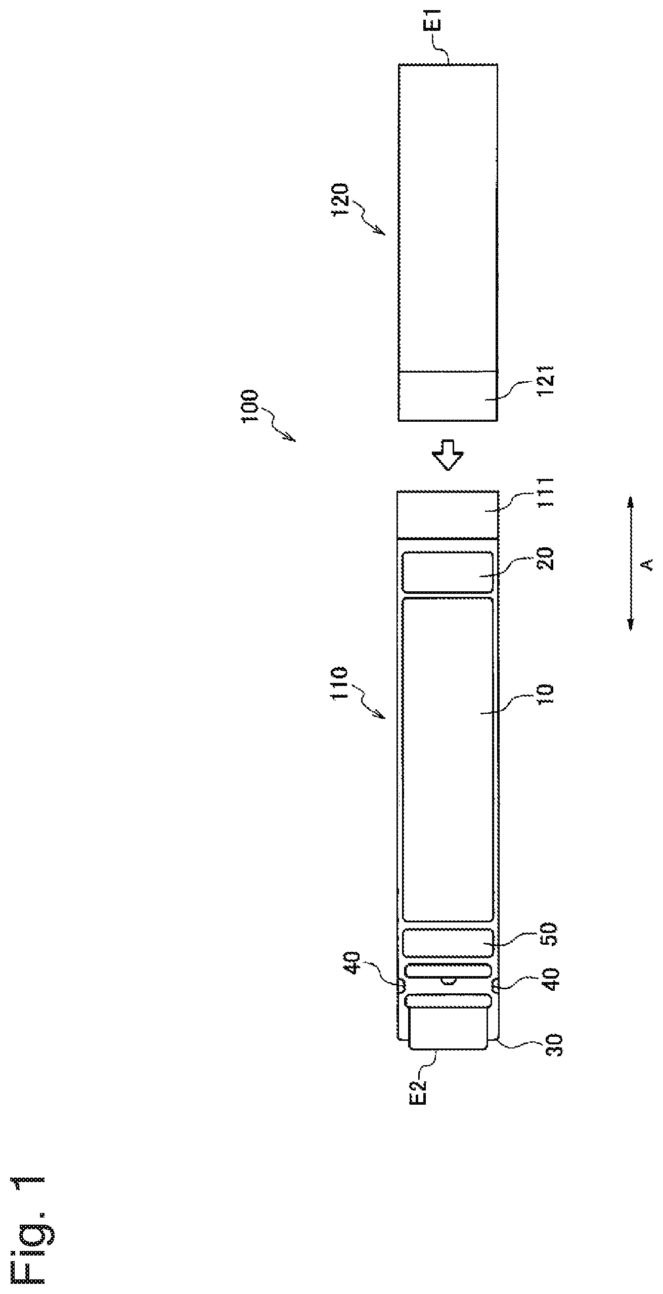 Patent US11771140 — Inhalation component generation device, method for controlling inhalation component generation device, and program — Figure 1
