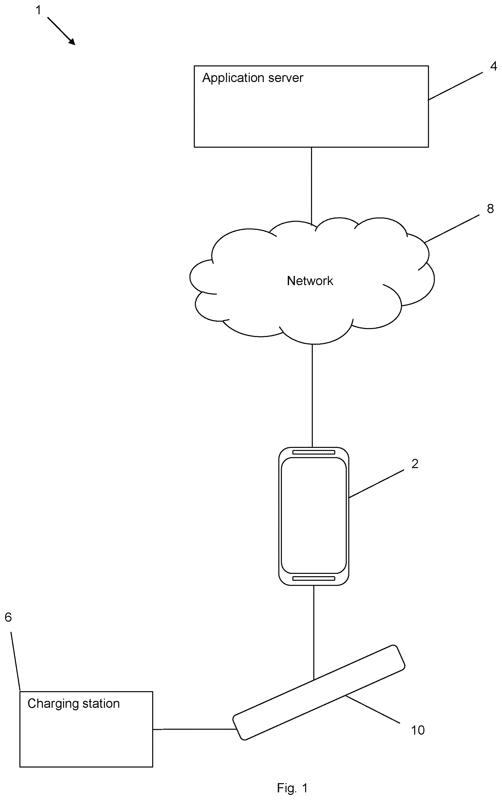 Patent US11771141 — Smoking substitute device and system for managing a smoking substitute device — Figure 1