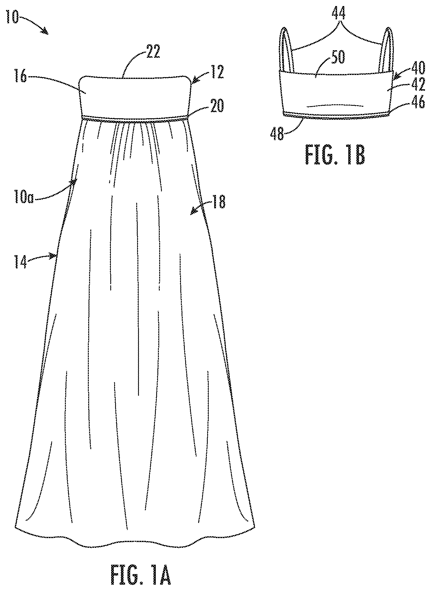 Patent US11771148 — Combination nursing article — Figure 1