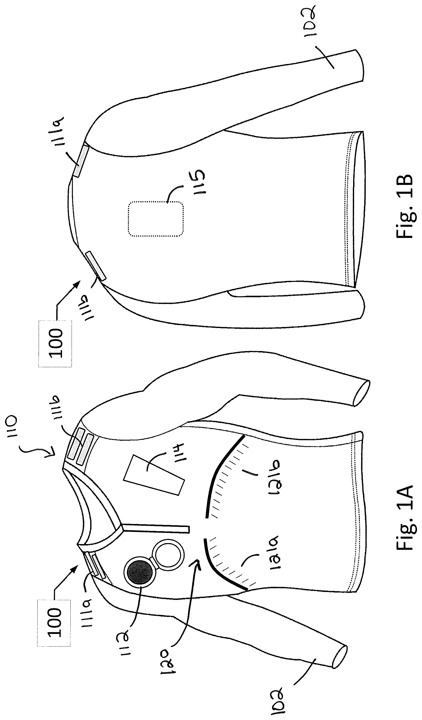 Patent US11771151 — Sense-enabled apparel — Figure 1