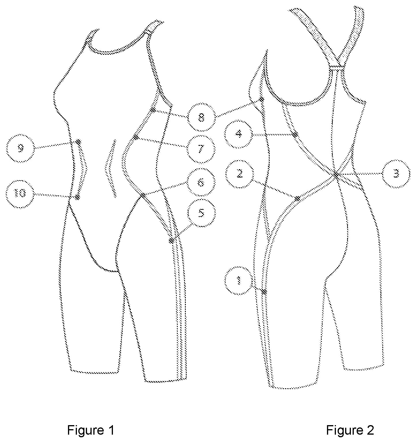 Patent US11771152 — Swimming garments — Figure 1
