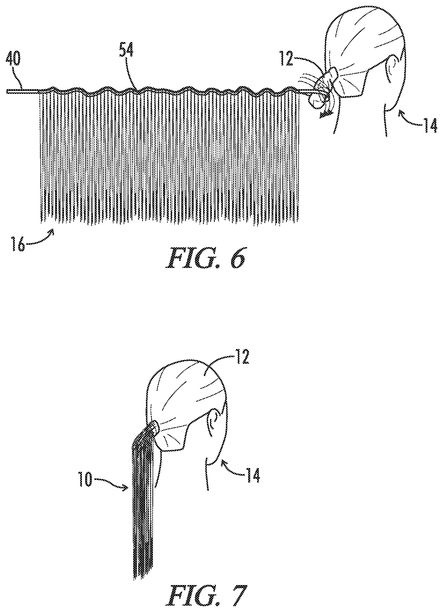 Patent US11771157 Figure 3 – Elastic ponytail extension