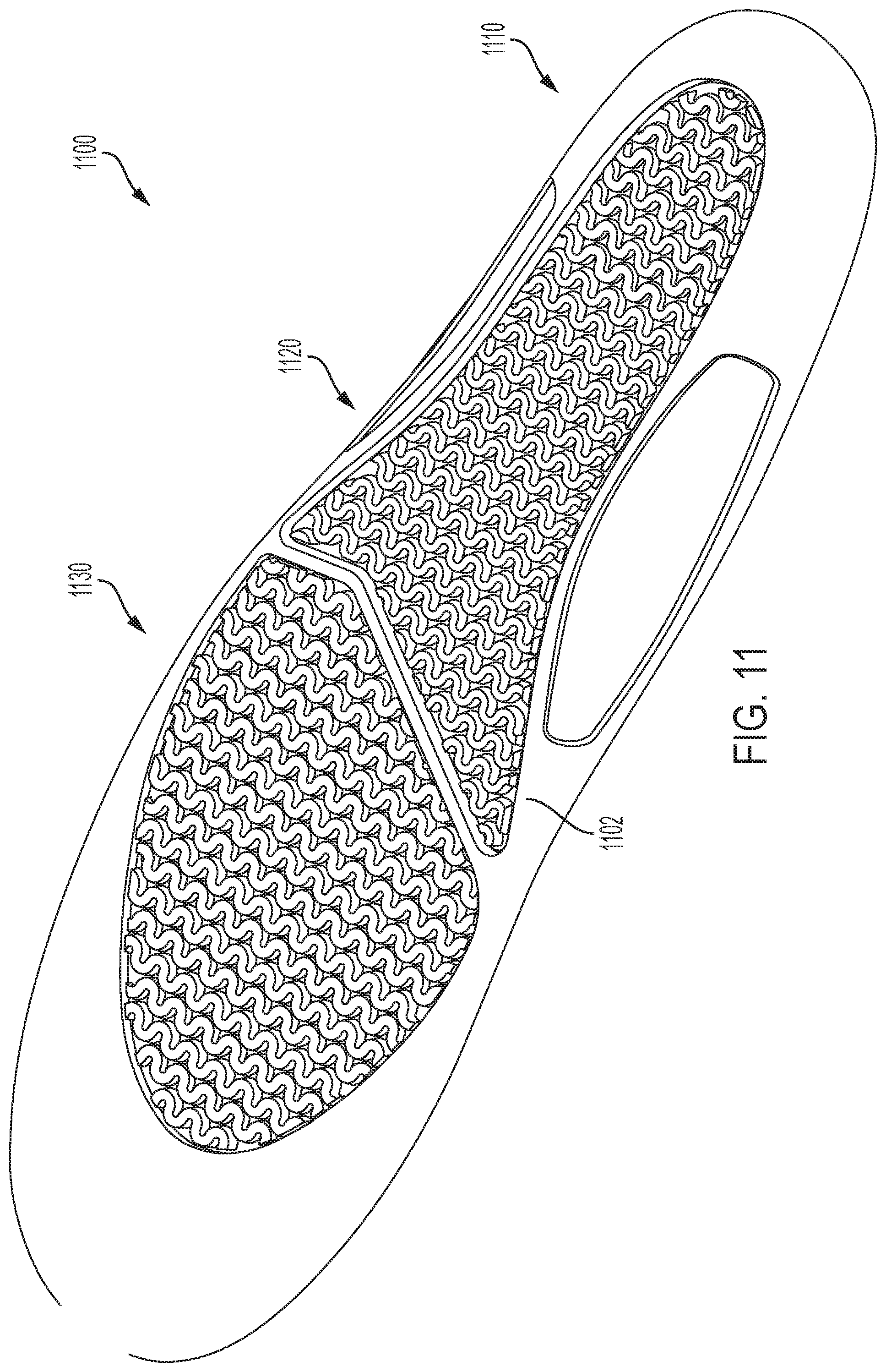 Patent US11771174 Figure 11 – Insole