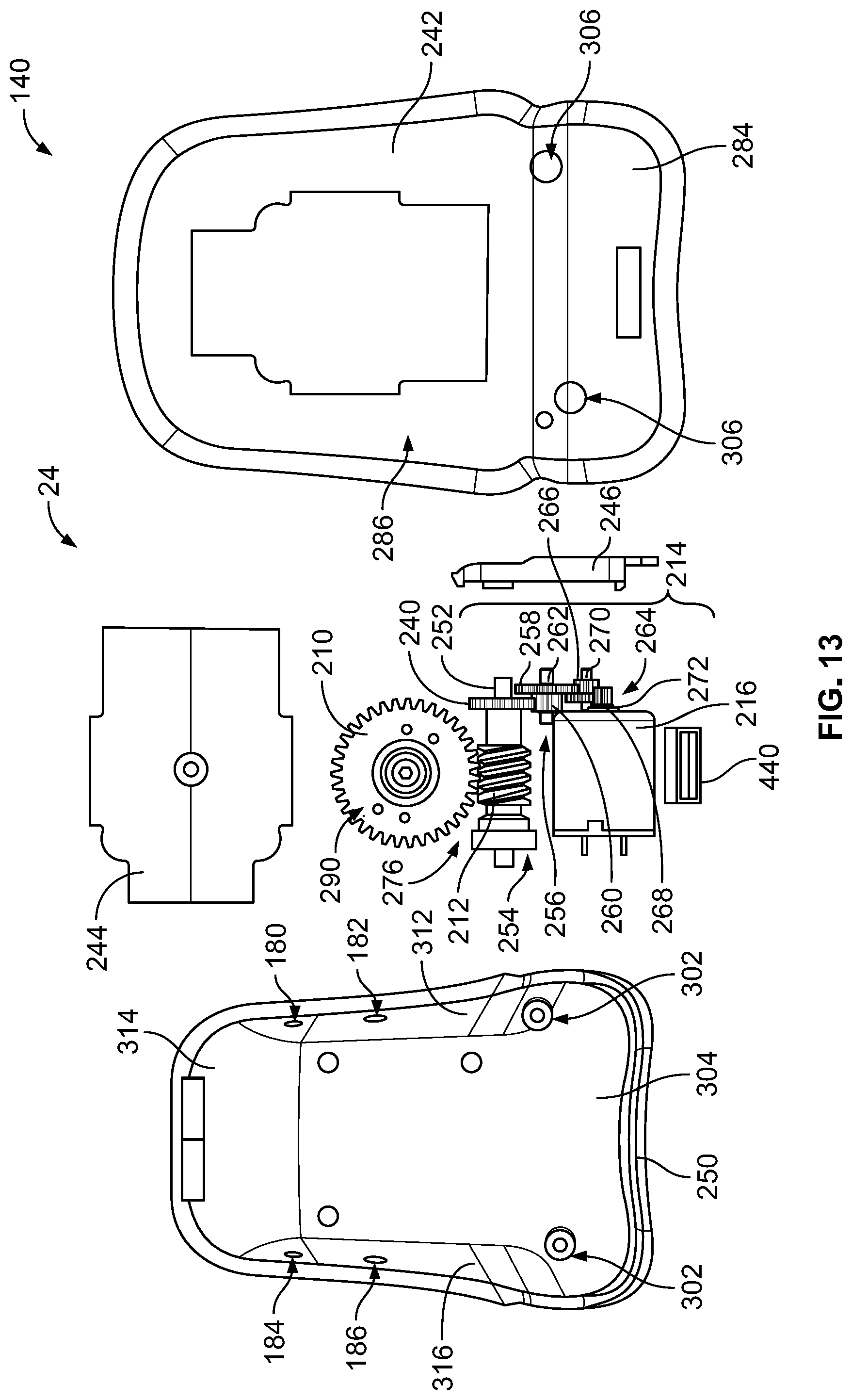 Patent US11771180 Figure 13 – Article of footwear having an automatic lacing system