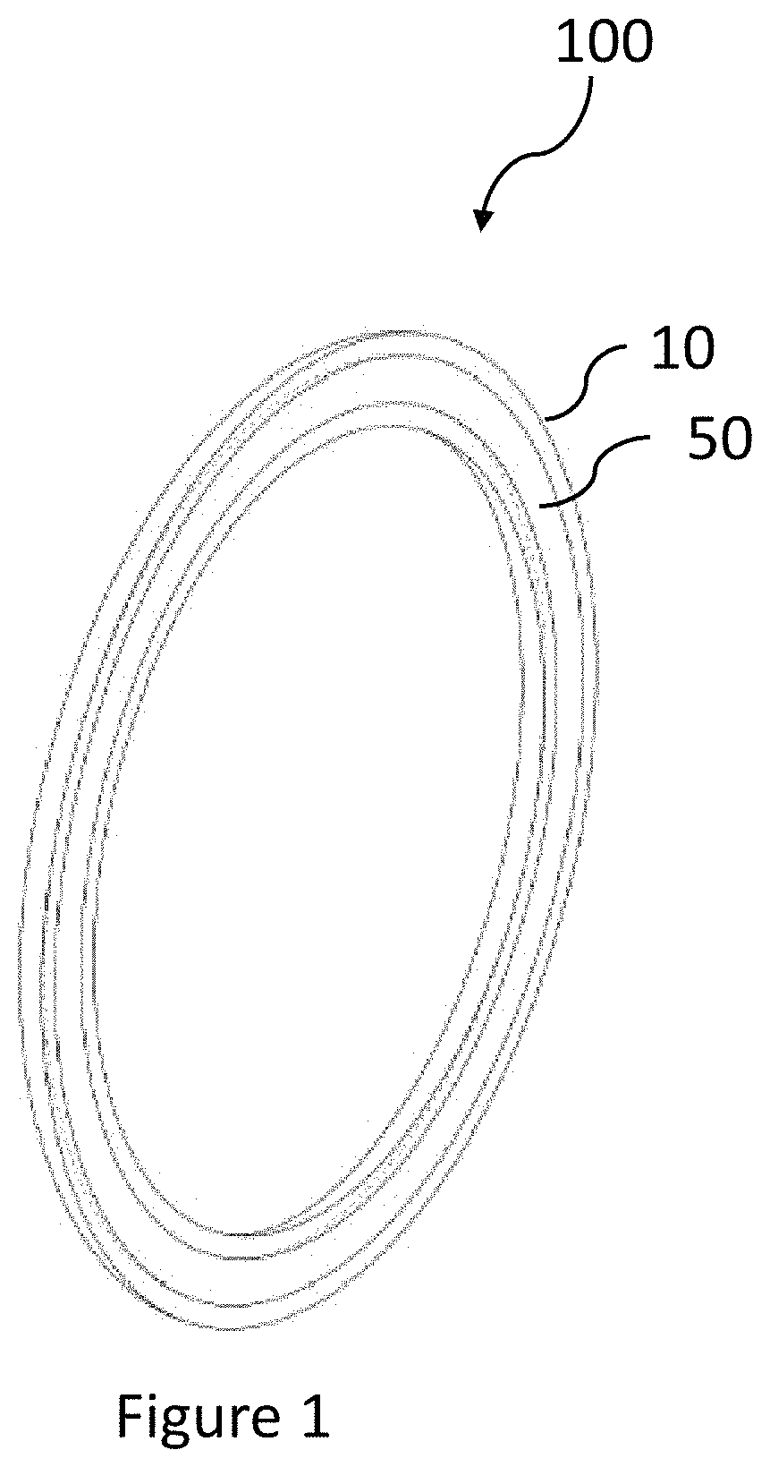 Patent US11771184 — Jewelry with non-precious metallic core and process for producing — Figure 1