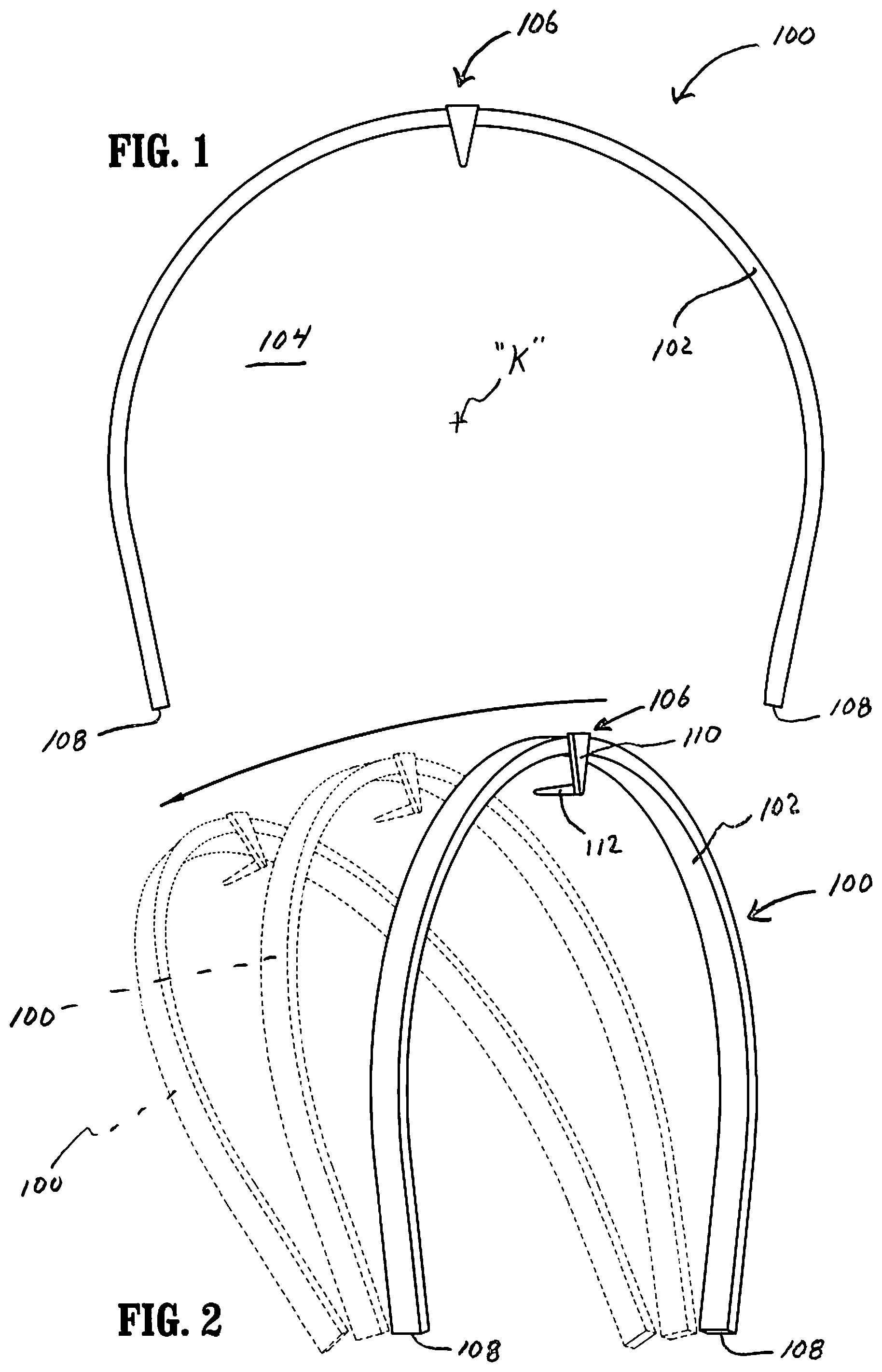 Patent US11771194 — Hair band apparatus — Figure 1