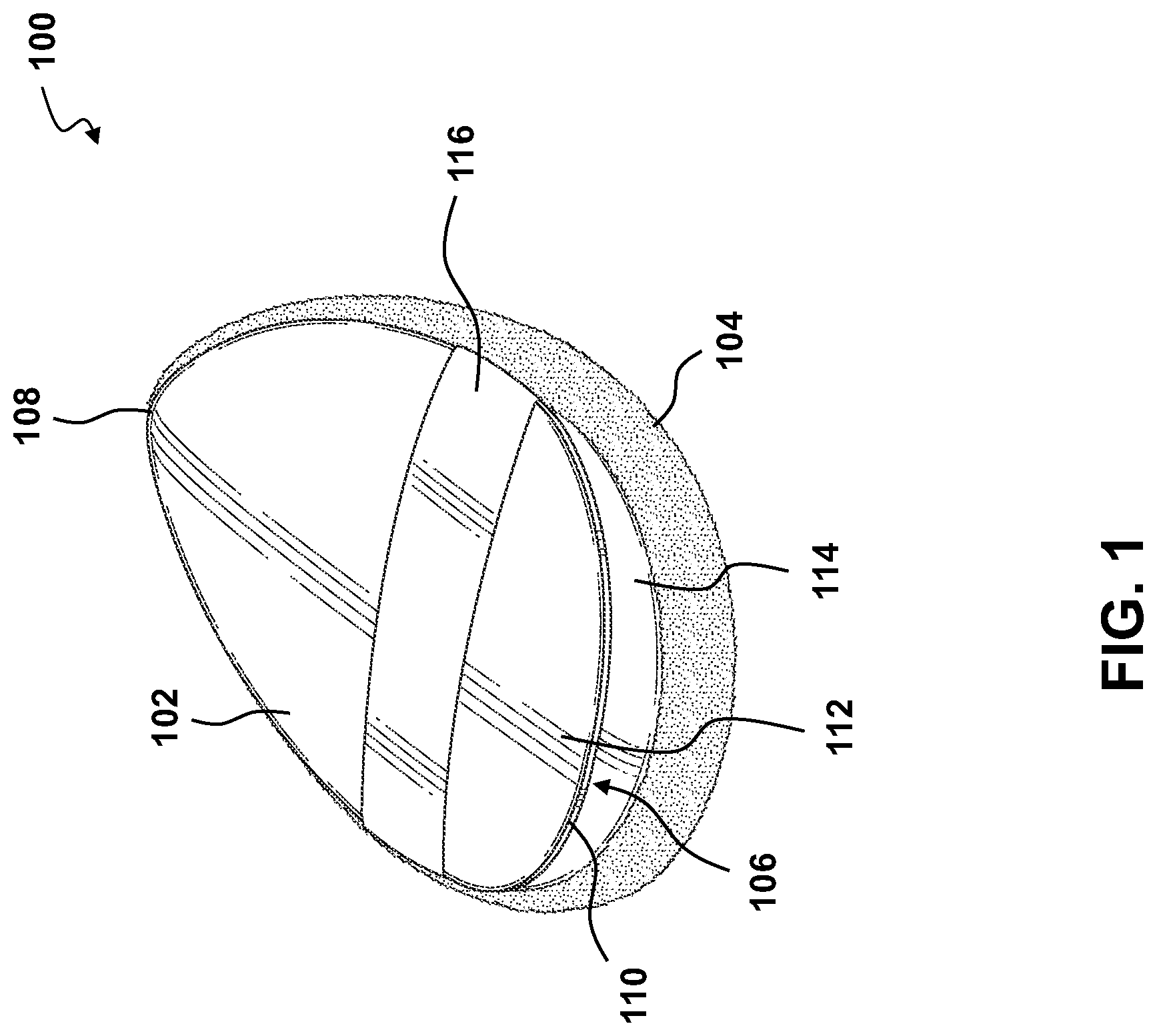 Patent US11771199 Figure 1 – Makeup tool and applicator