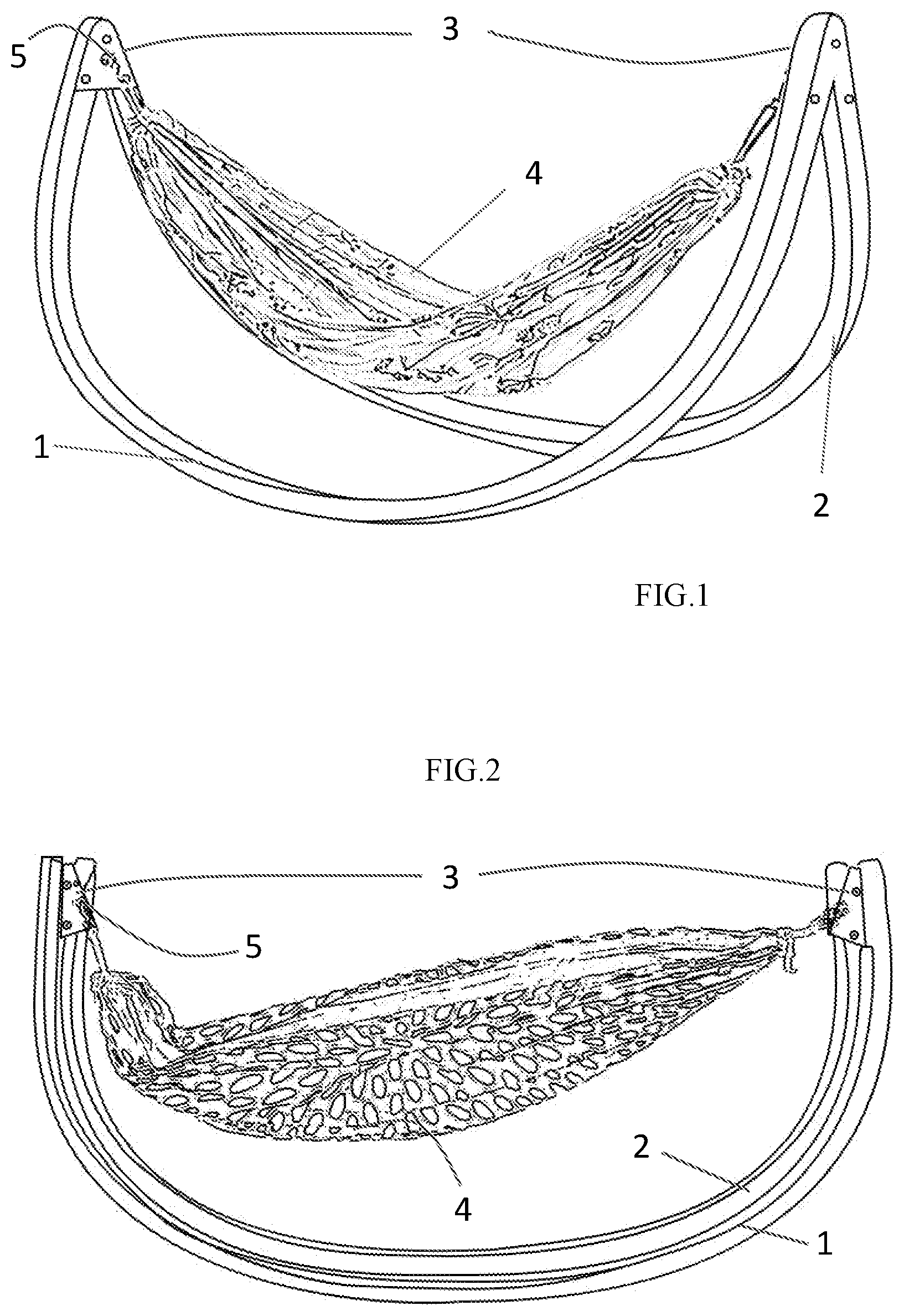 Patent US11771208 — Frame for hammock swing — Figure 1