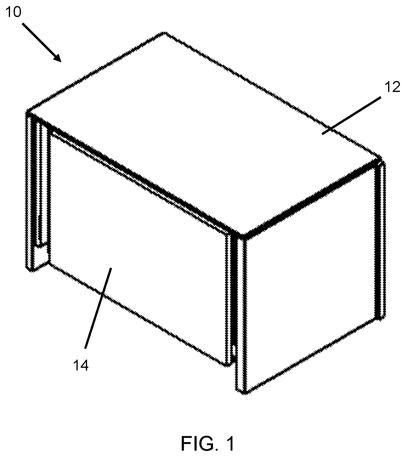 Patent US11771221 Figure 1 – Motion-controlled wall-mounted storage products