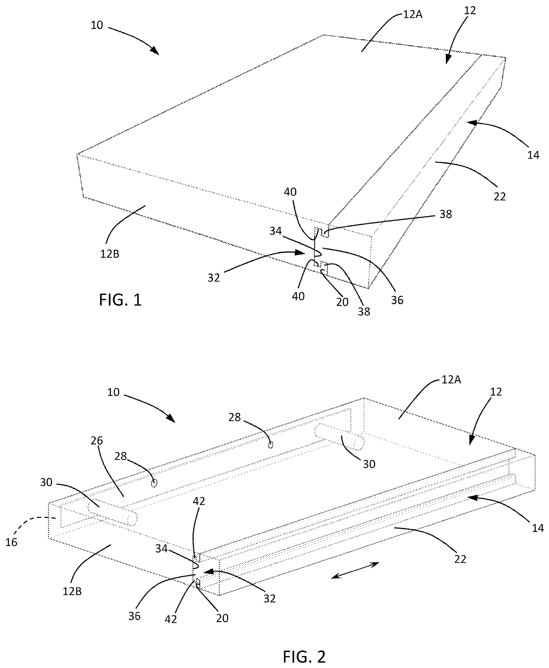Patent US11771225 — Articles with one or more viewable objects therein — Figure 1