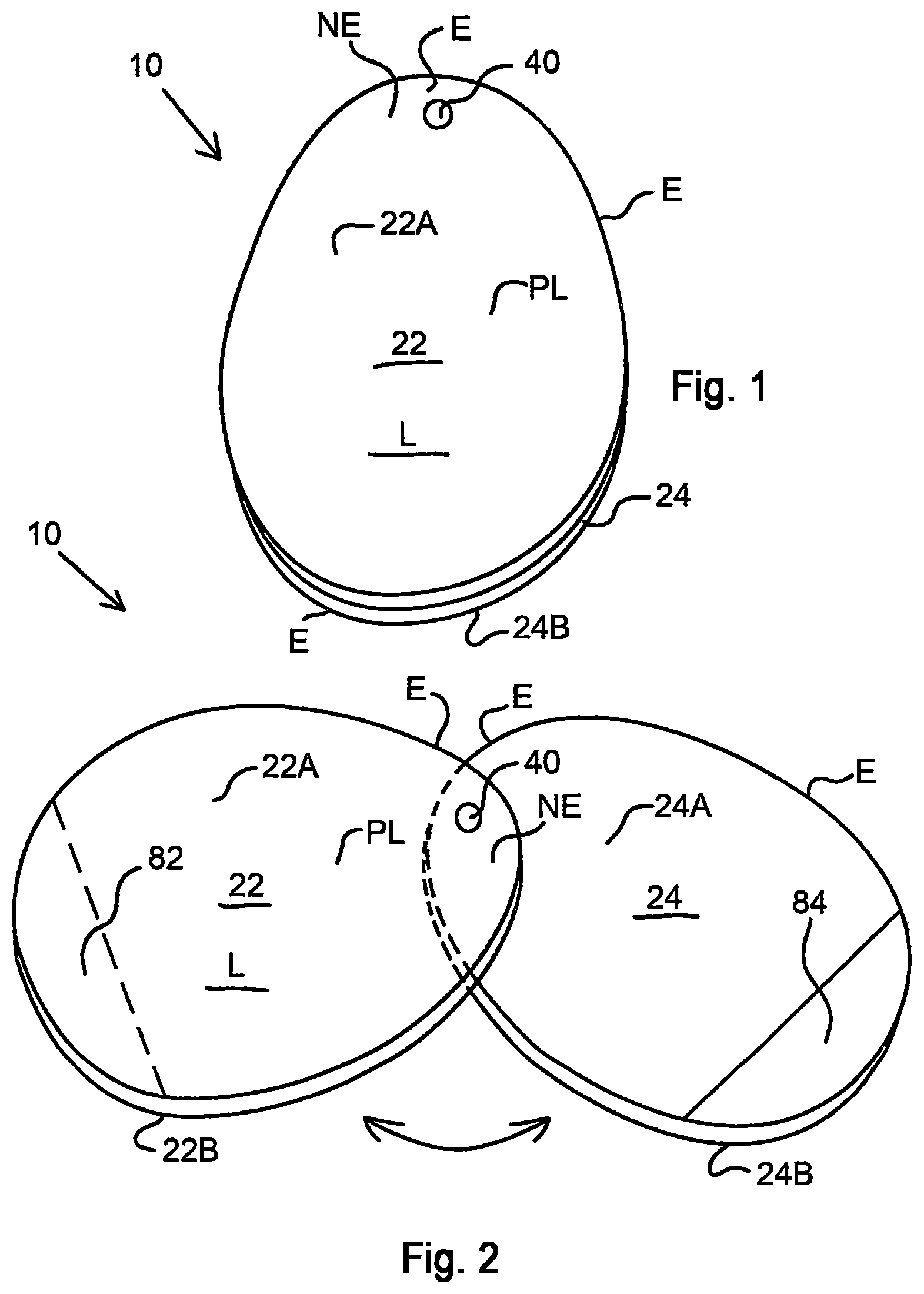 Patent US11771233 — Pivotably deployable knee-cushion assembly for home indoor and outdoor usage — Figure 1