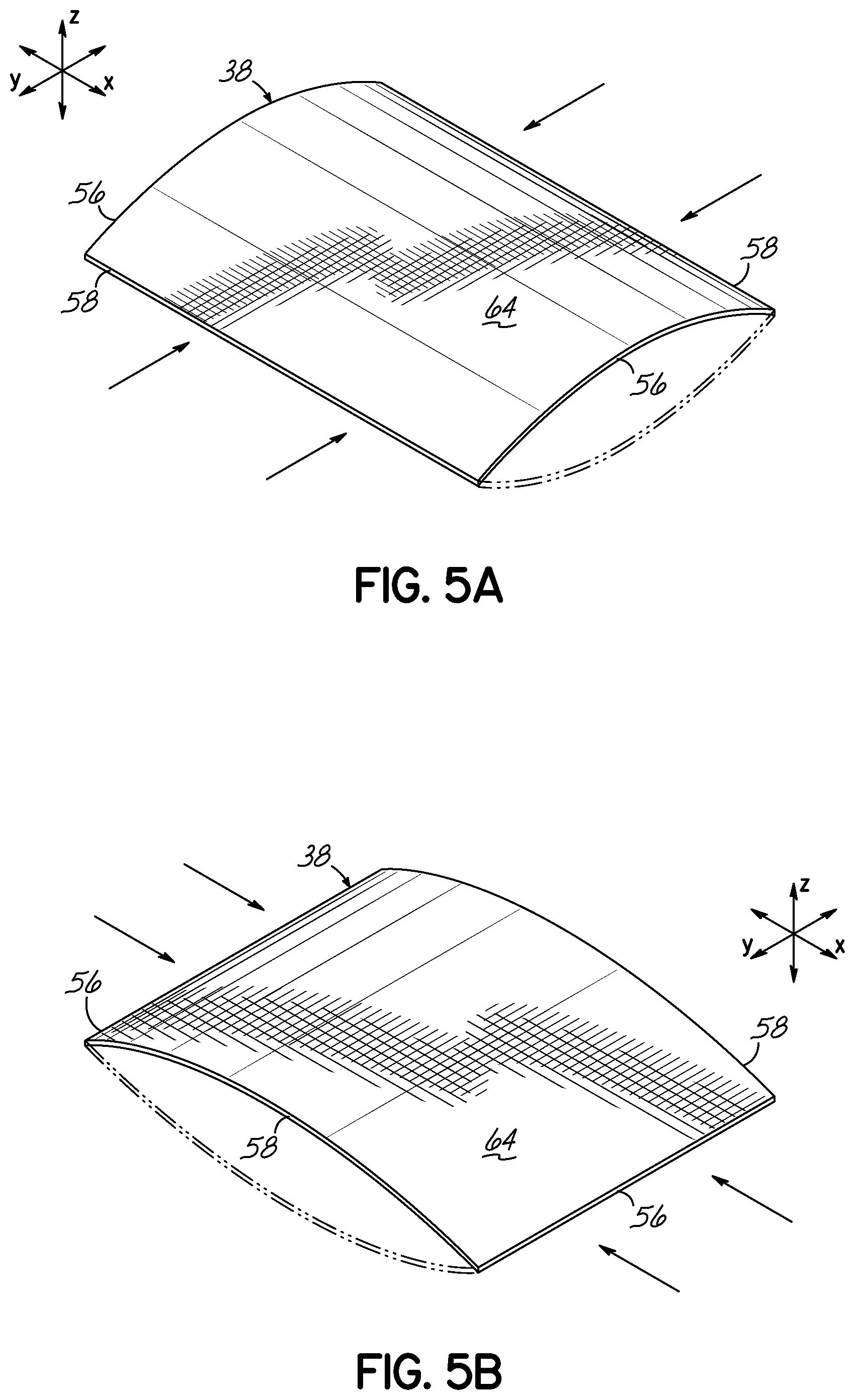 Patent US11771235 Figure 6 – Pocketed spring assembly having dimensionally stabilizing substrate