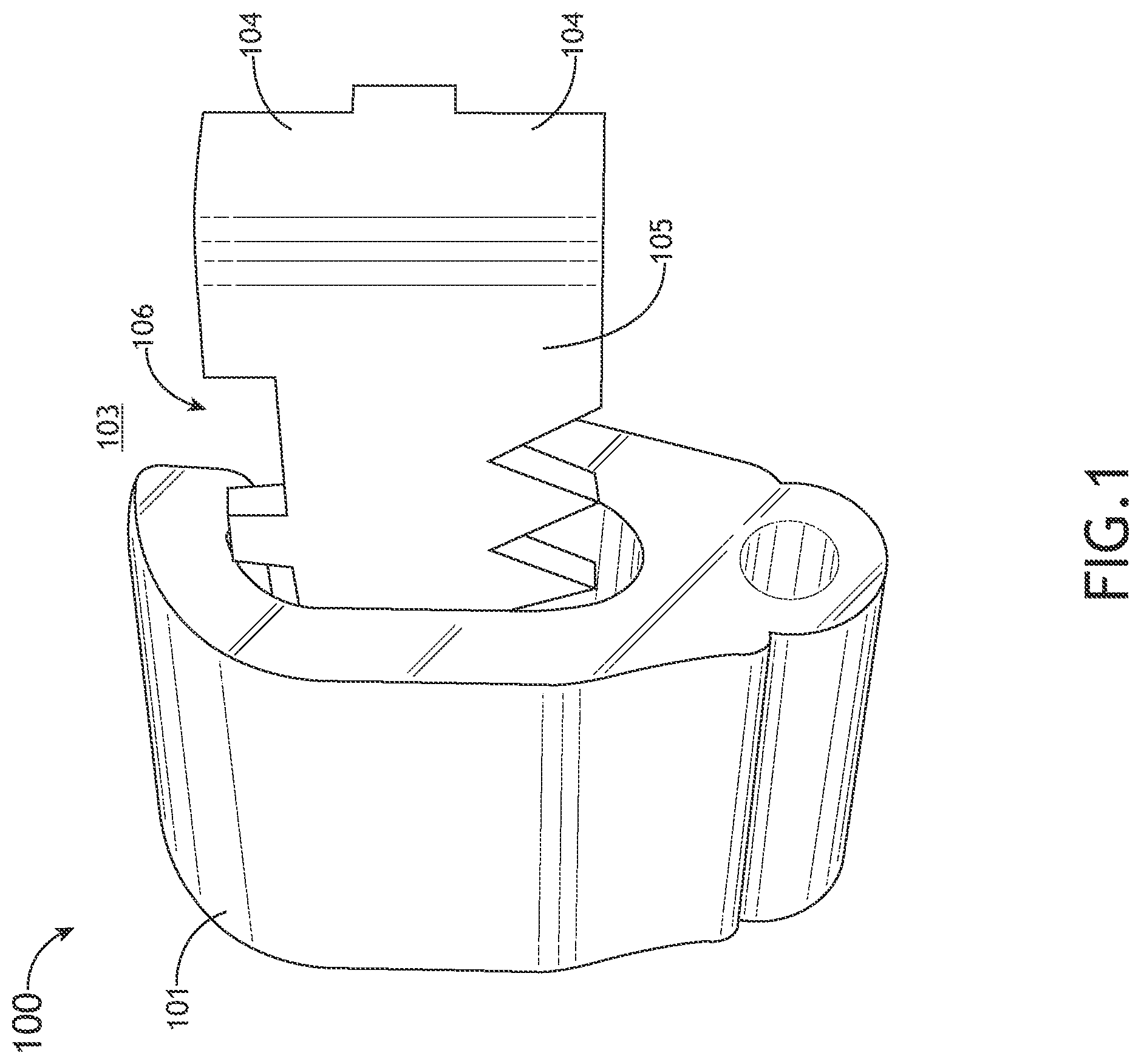 Patent US11771244 — System for suspending articles from a surface — Figure 1