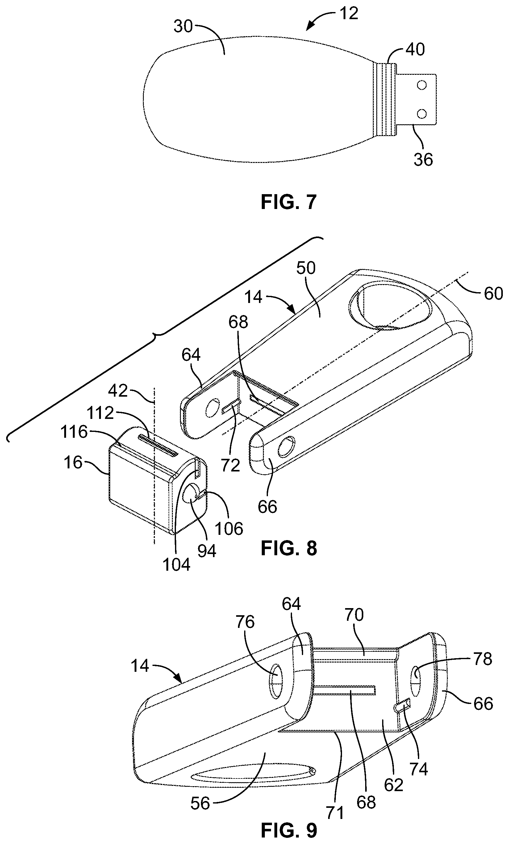 Patent US11771251 Figure 4 – Mountable and foldable utensil with structure for hindering and limiting movement of utensil components