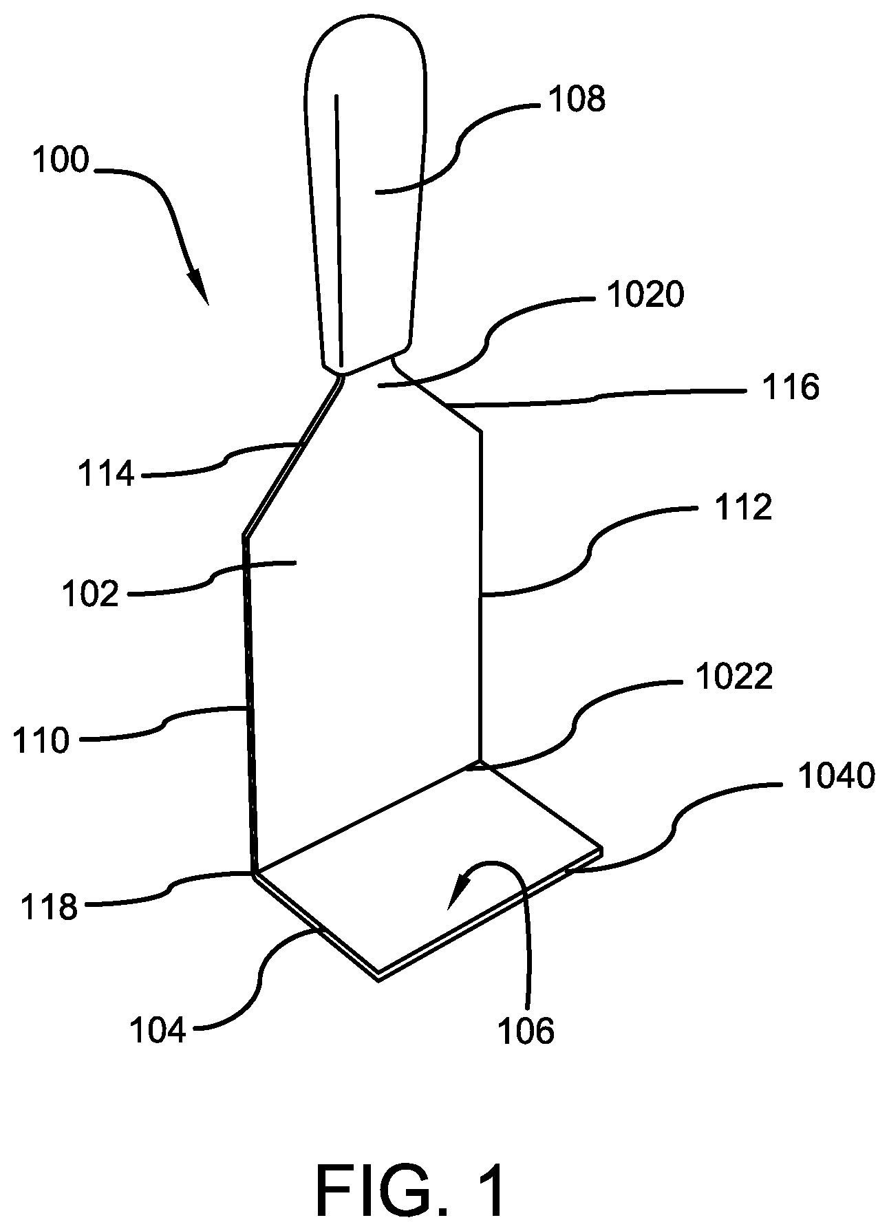 Patent US11771266 — Spatula device — Figure 1