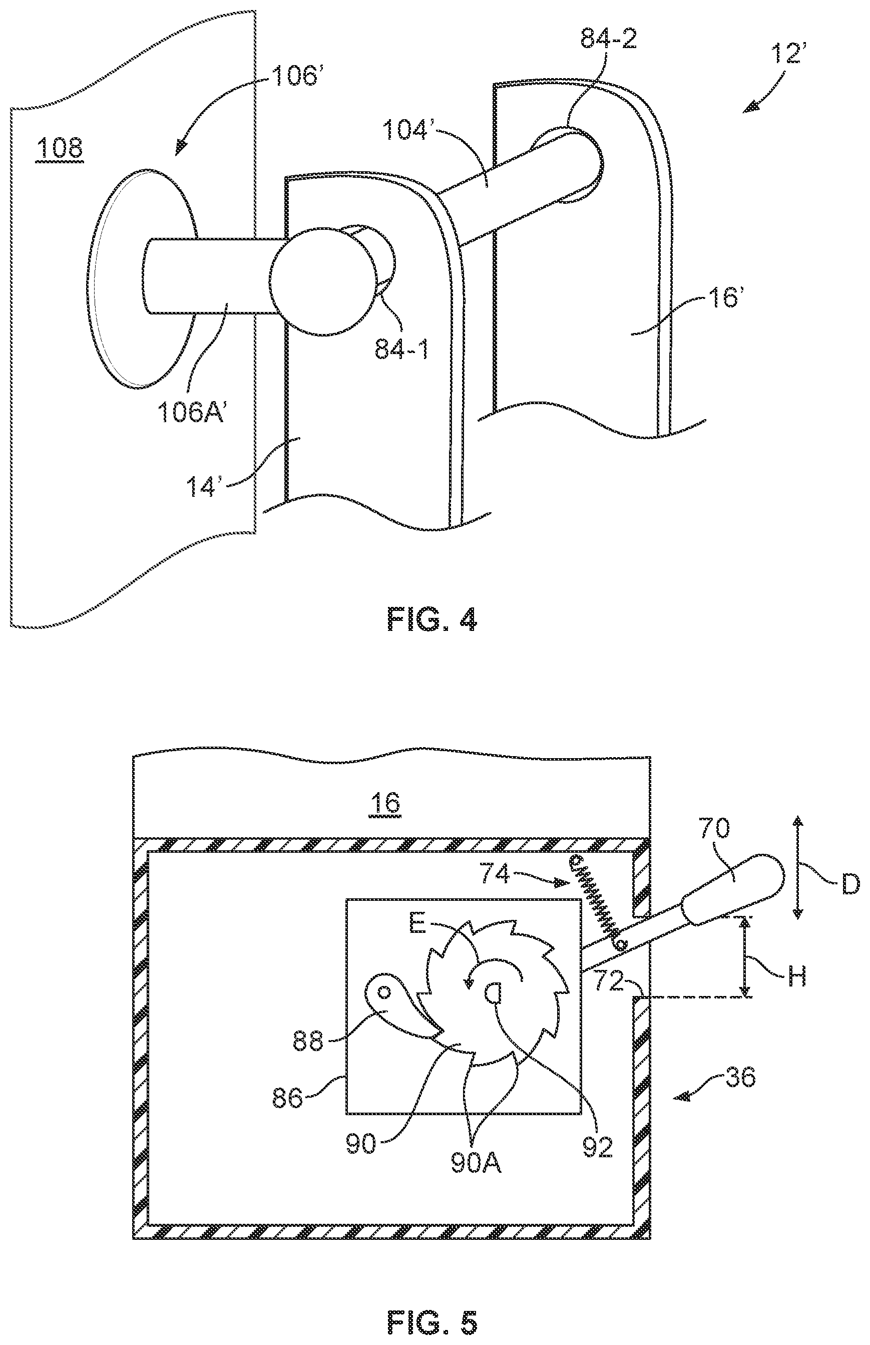 Patent US11771271 Figure 4 – Dispensing assembly for paper products