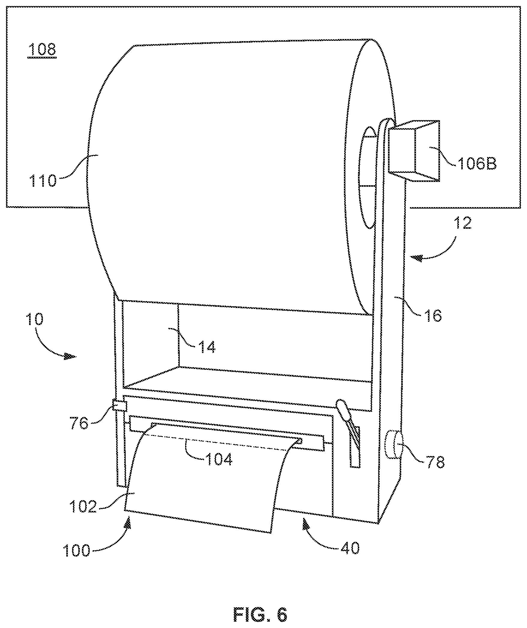 Patent US11771271 Figure 5 – Dispensing assembly for paper products