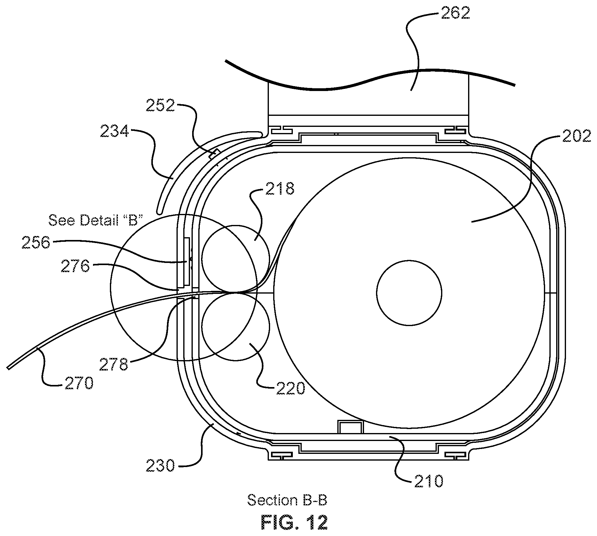 Patent US11771271 Figure 11 – Dispensing assembly for paper products