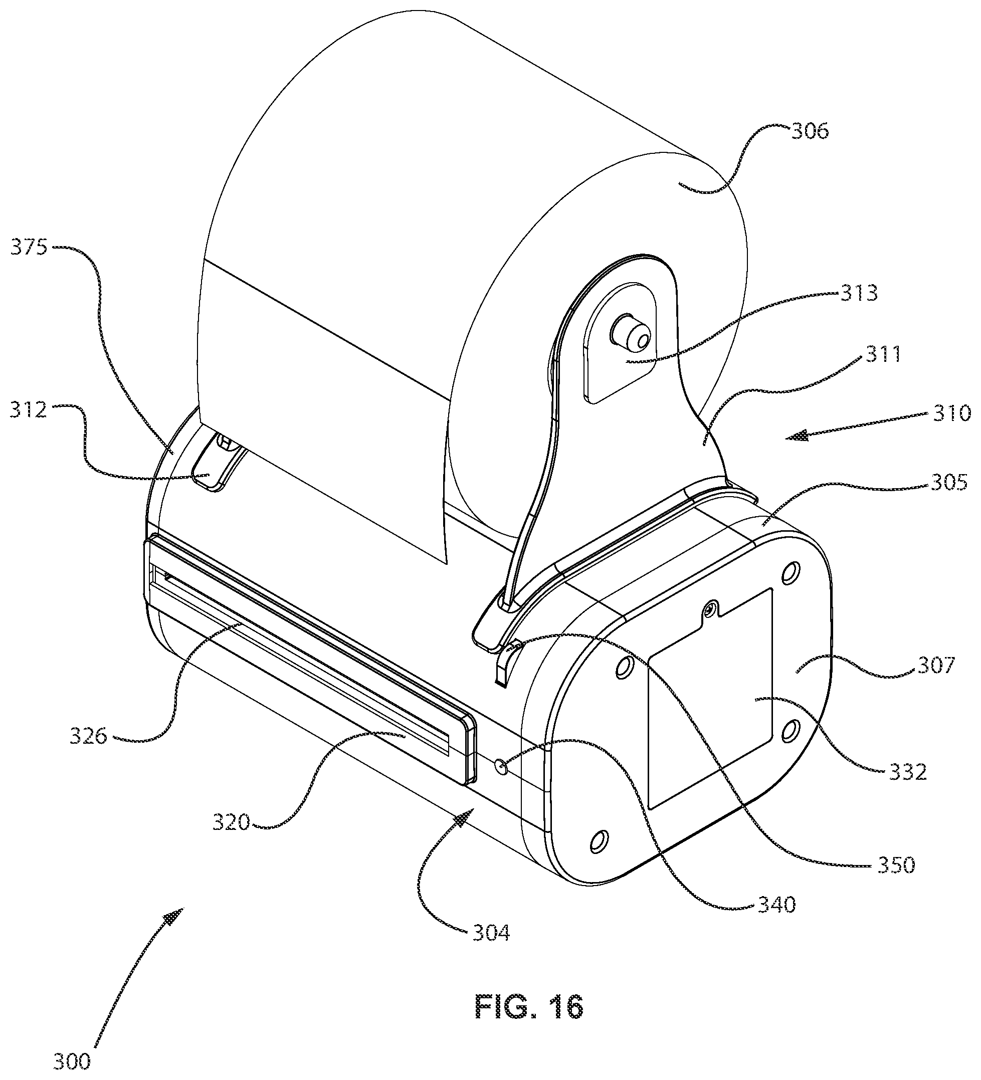 Patent US11771271 Figure 14 – Dispensing assembly for paper products