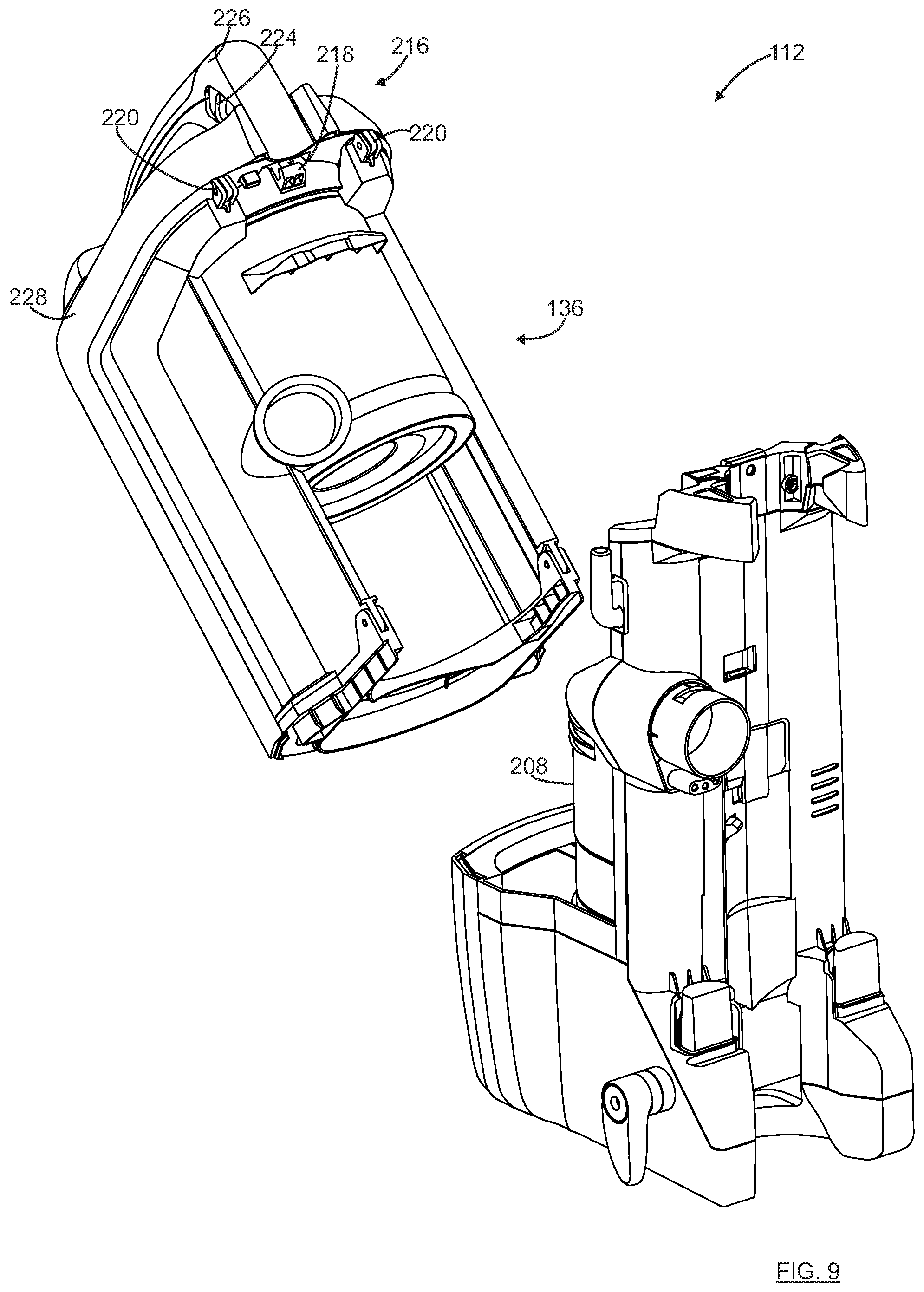 Patent US11771276 Figure 10 – Surface cleaning apparatus
