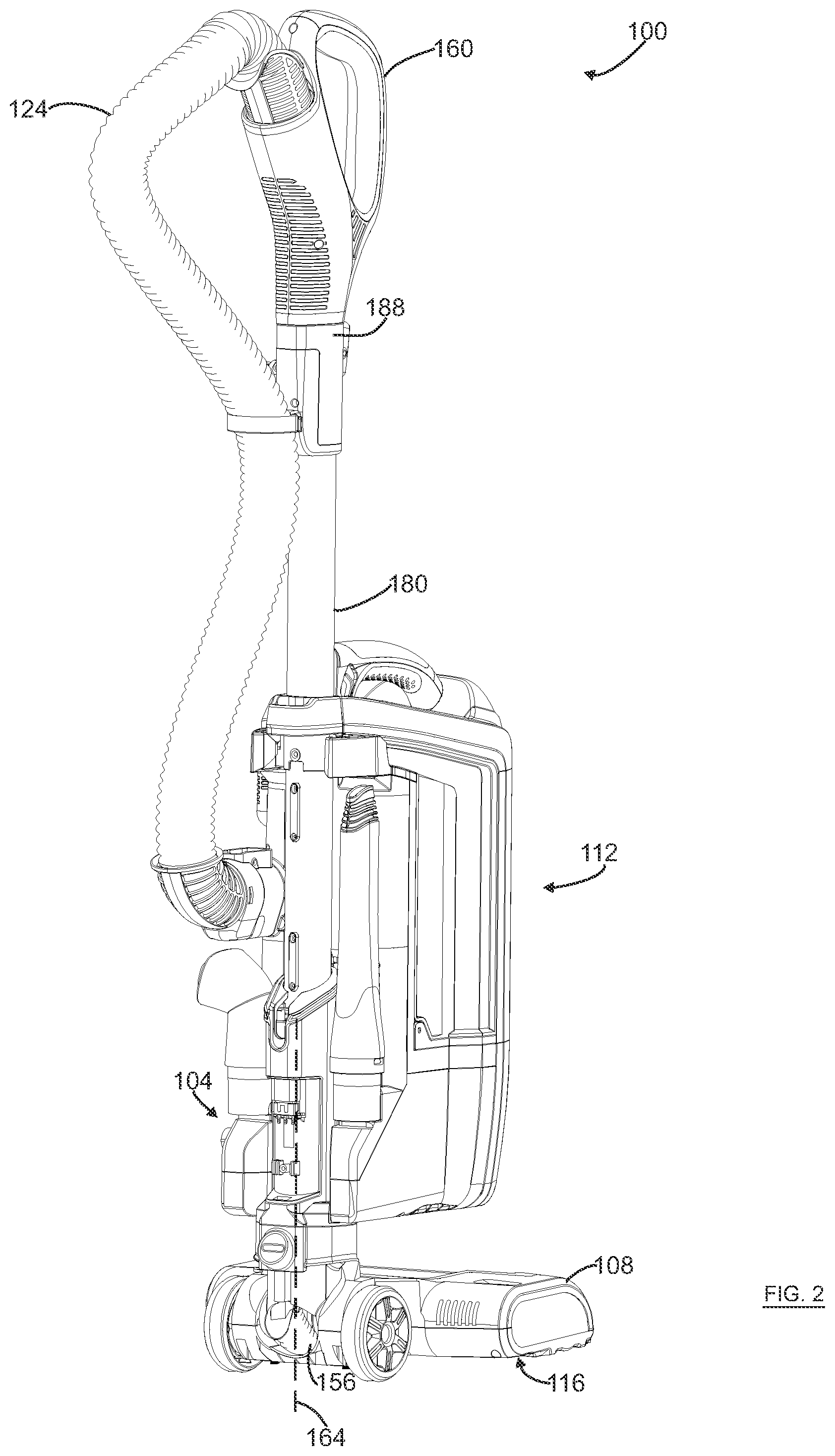 Patent US11771277 Figure 2 – Surface cleaning apparatus
