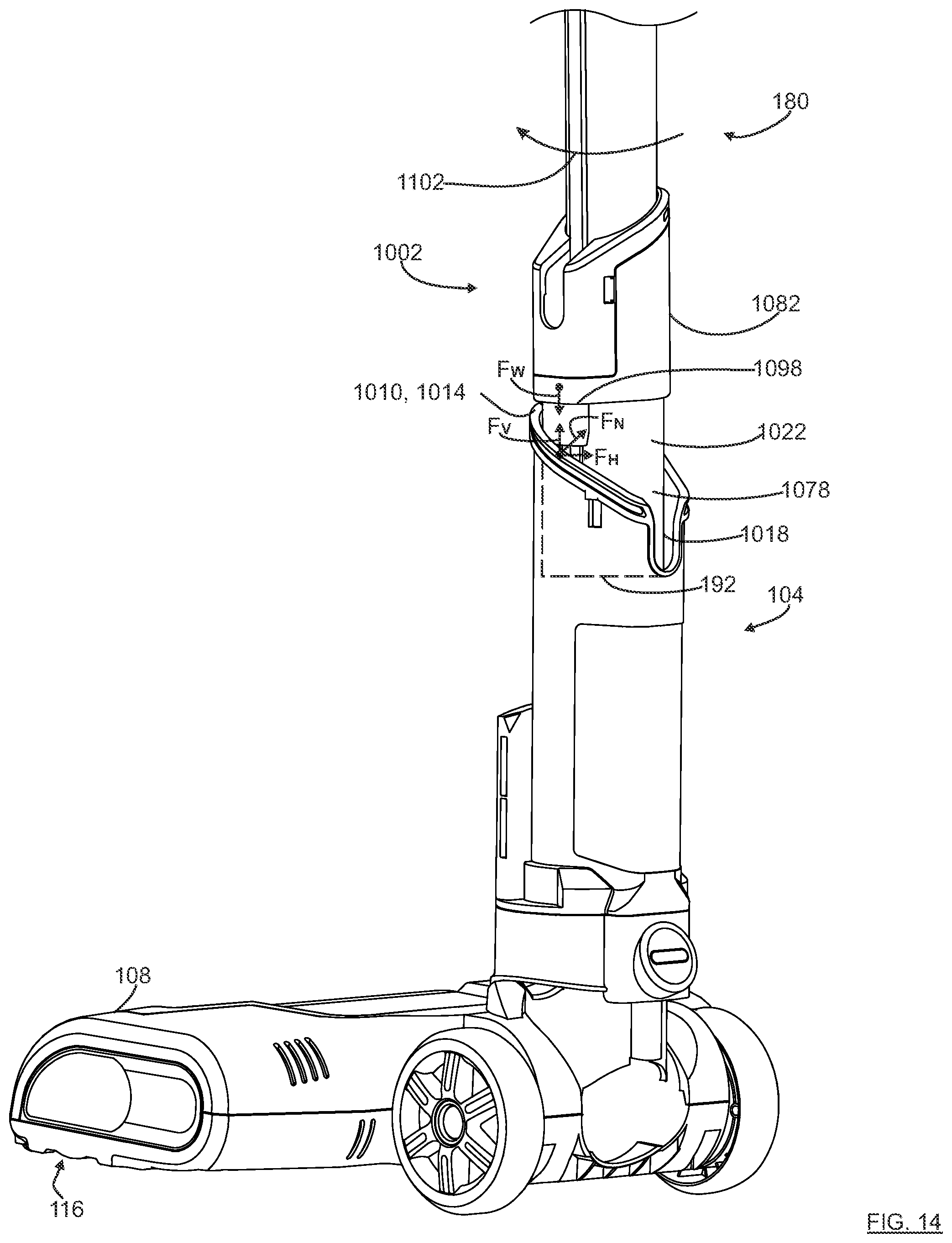 Patent US11771277 Figure 15 – Surface cleaning apparatus