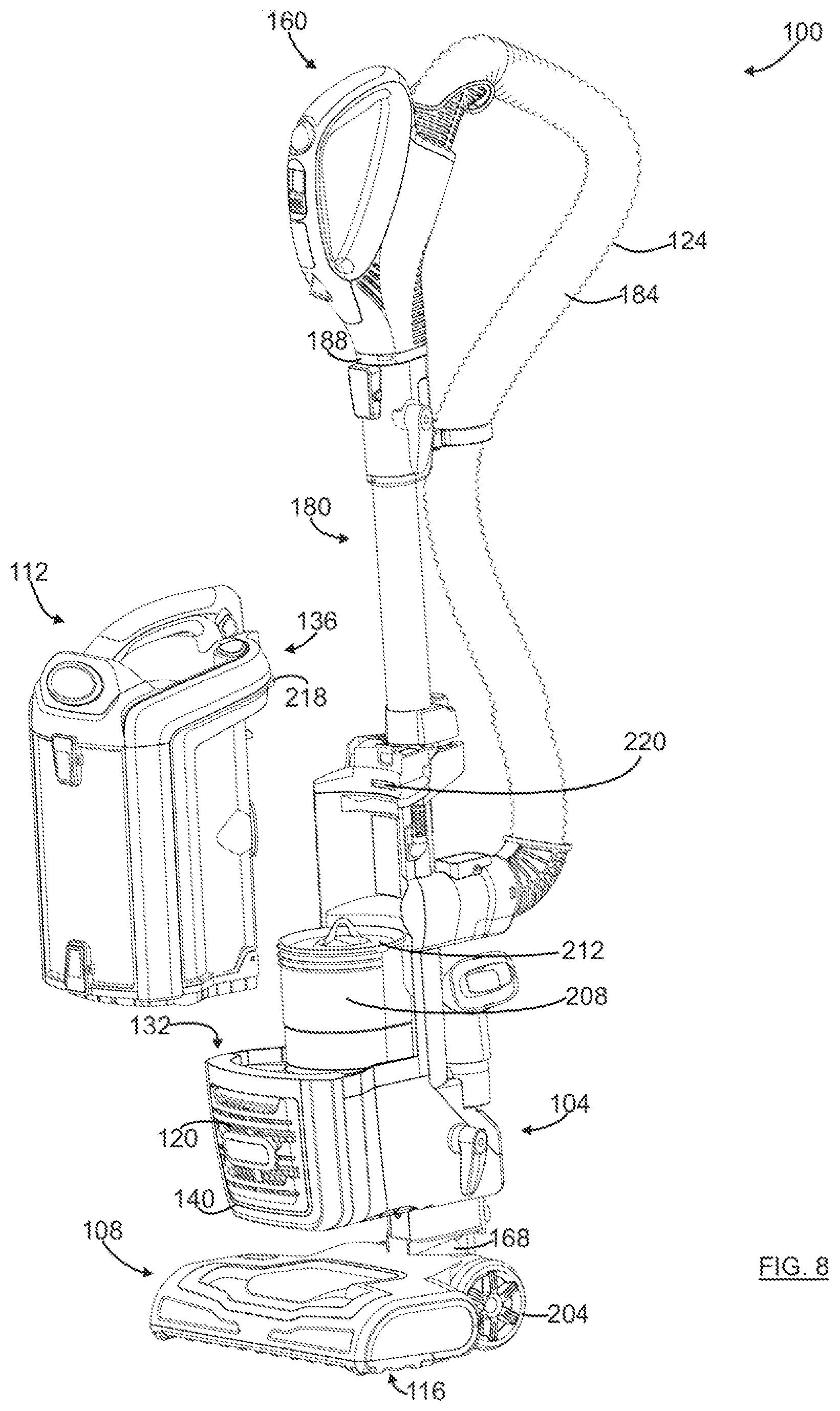 Patent US11771278 Figure 9 – Surface cleaning apparatus