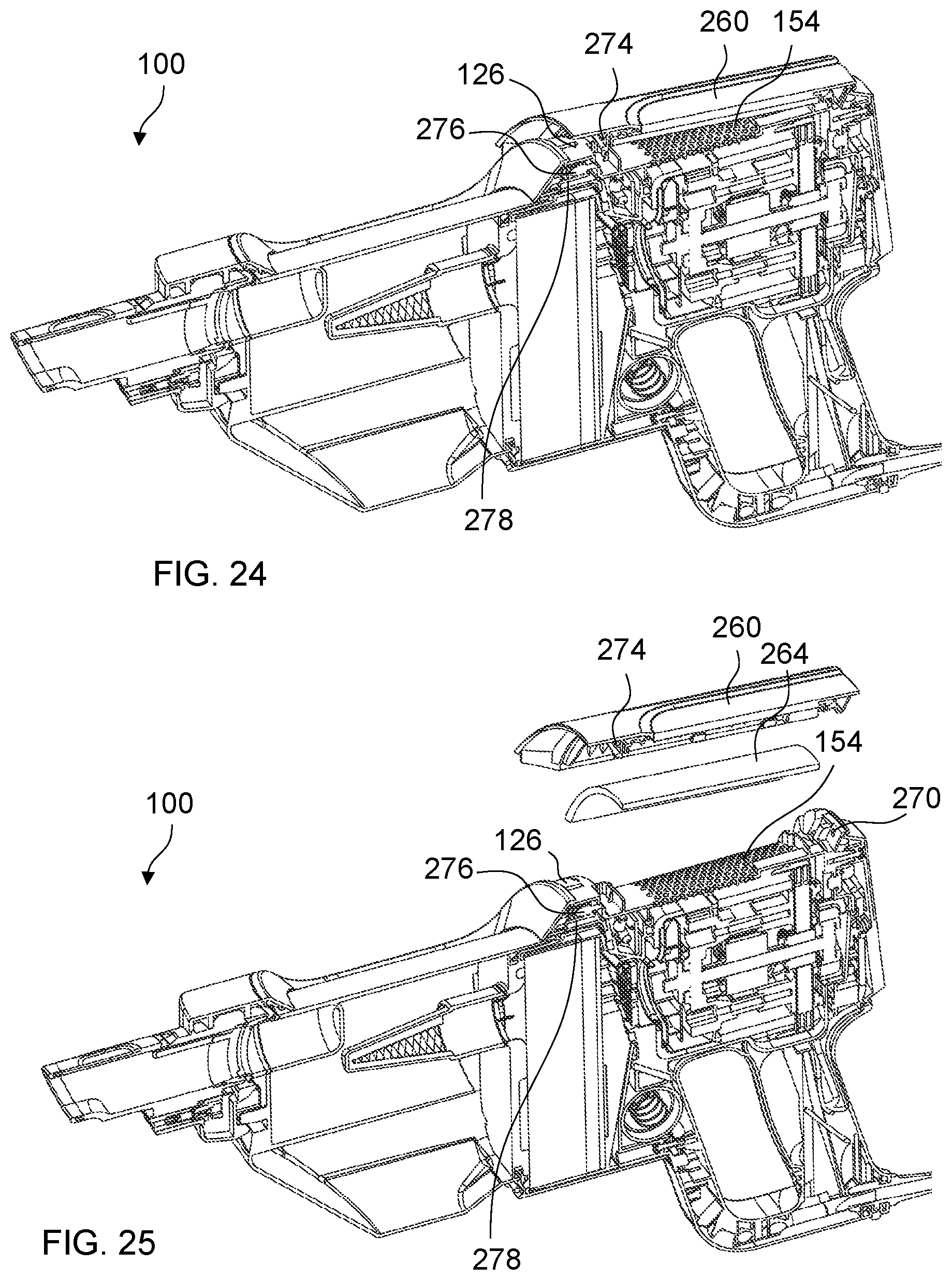 Patent US11771280 Figure 12 – Surface cleaning apparatus with removable air treatment member assembly