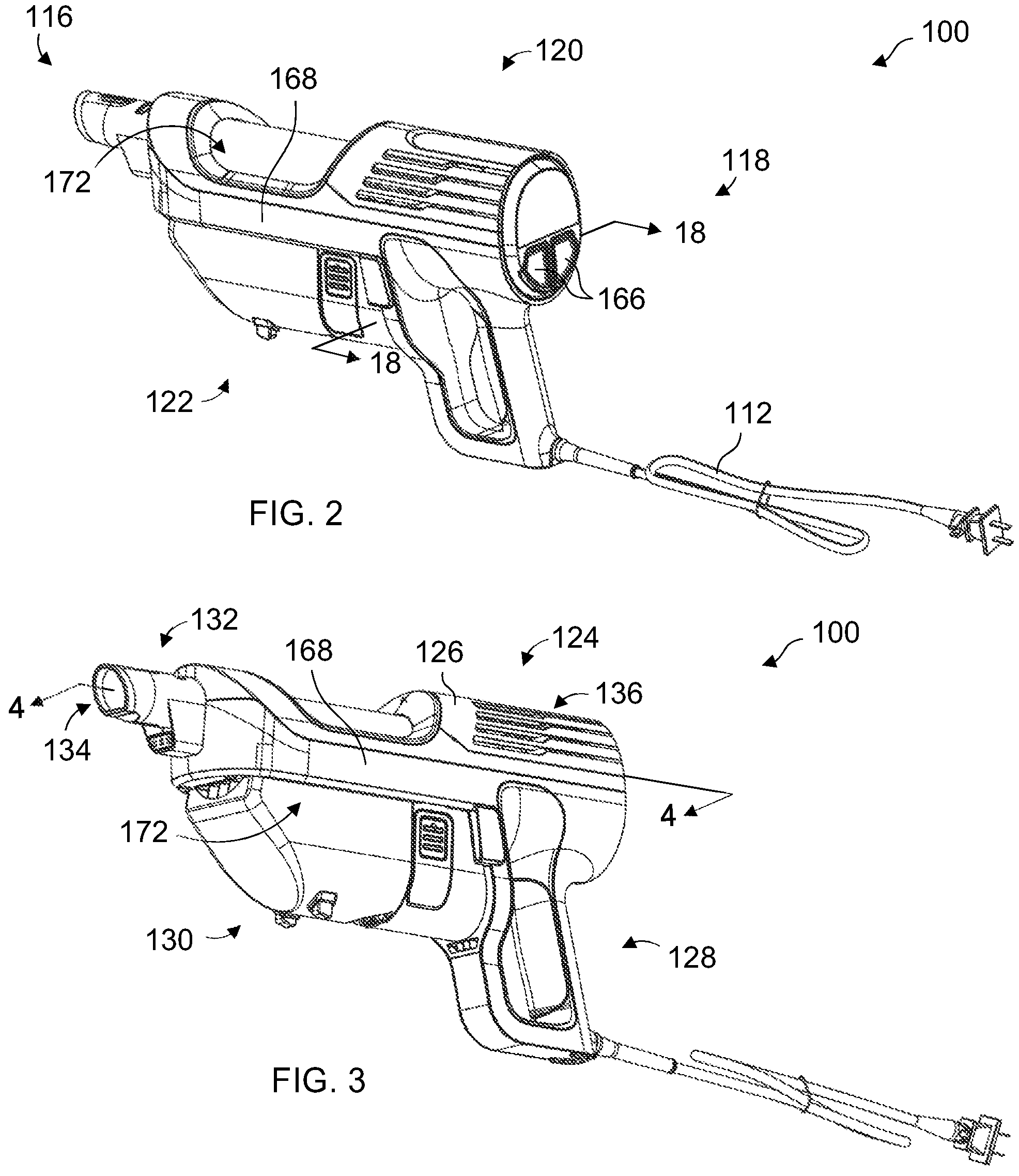 Patent US11771281 Figure 2 – Surface cleaning apparatus