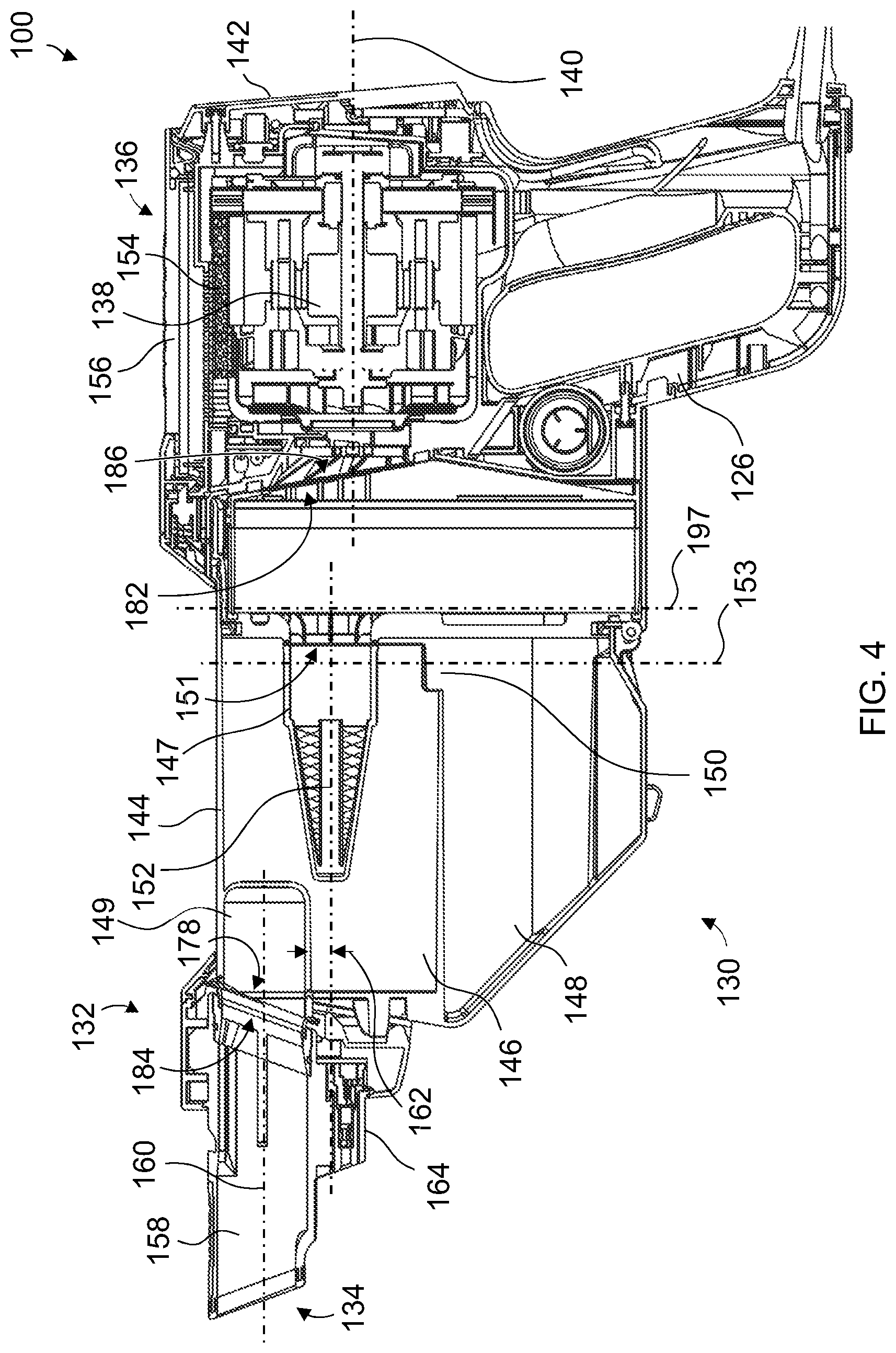 Patent US11771281 Figure 3 – Surface cleaning apparatus