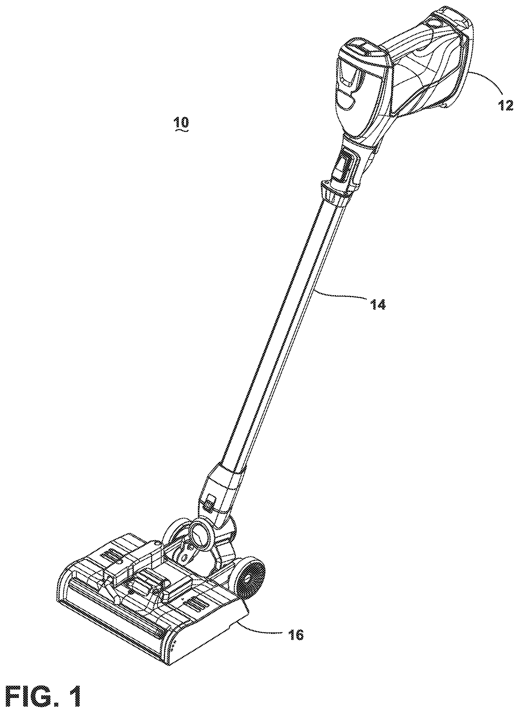 Patent US11771284 — Floor cleaning apparatus with cleaning fluid delivery system — Figure 1