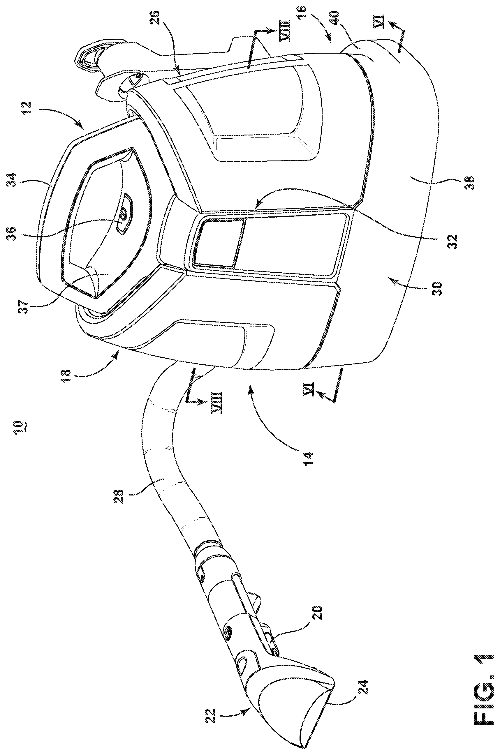Patent US11771287 — Surface cleaning apparatus — Figure 1