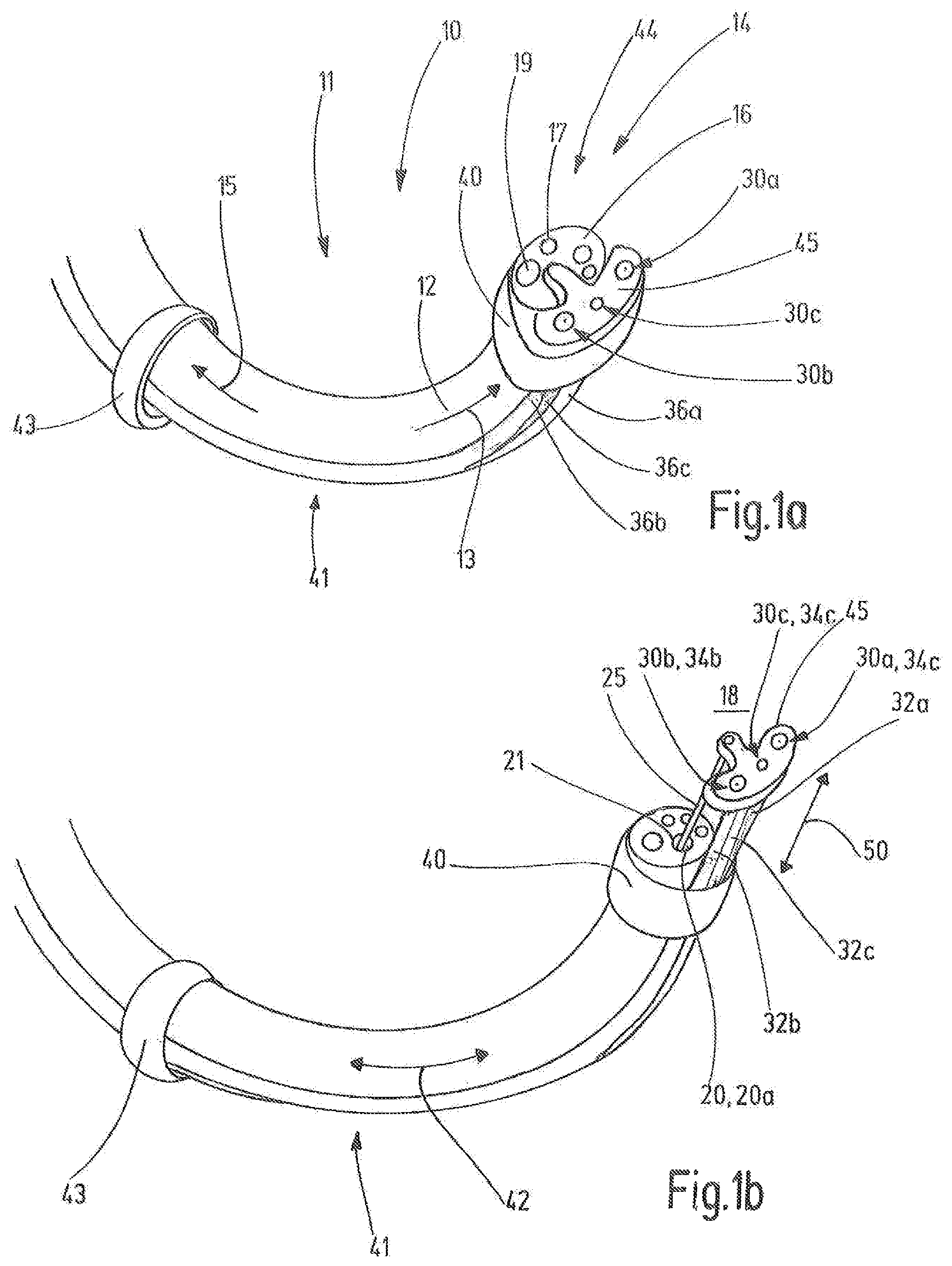 Patent US11771305 — Device with a working channel guiding element — Figure 1