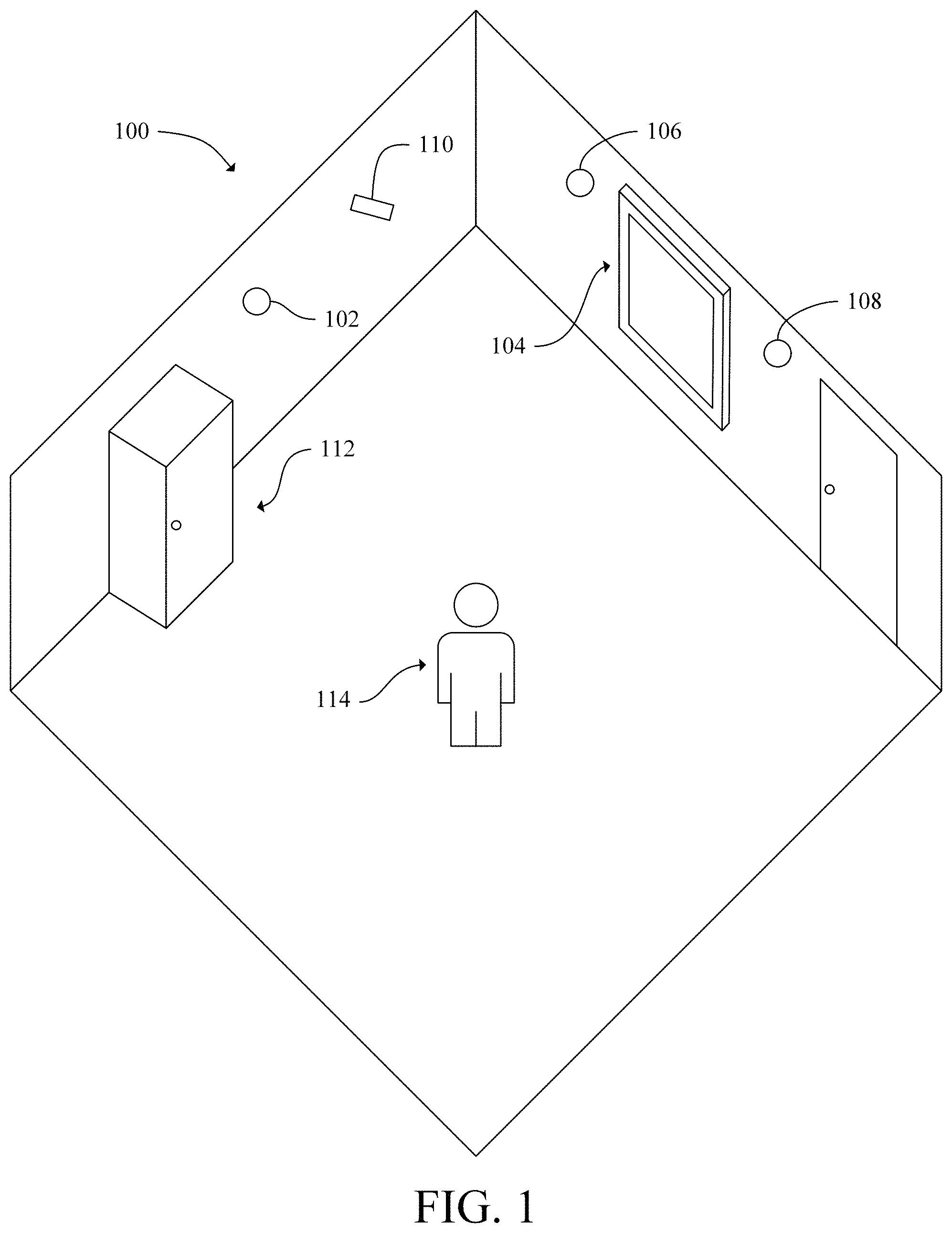 Patent US11771320 — System and method for augmenting patient-technologist communication — Figure 1