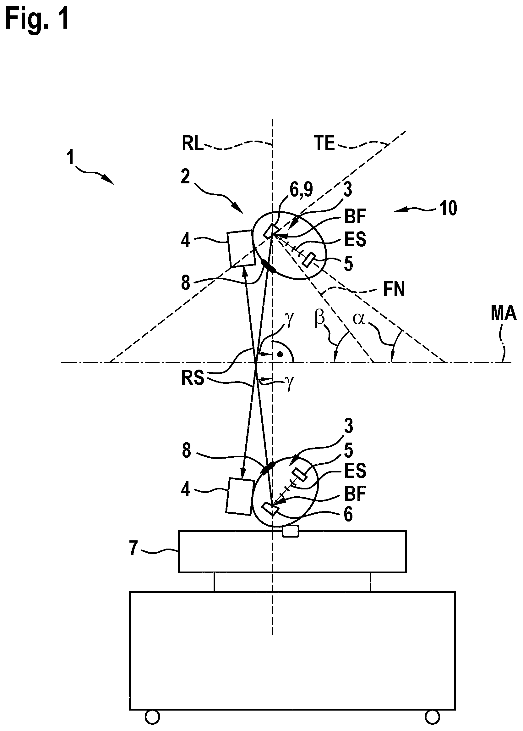 Patent US11771382 Figure 1 – Computer tomograph