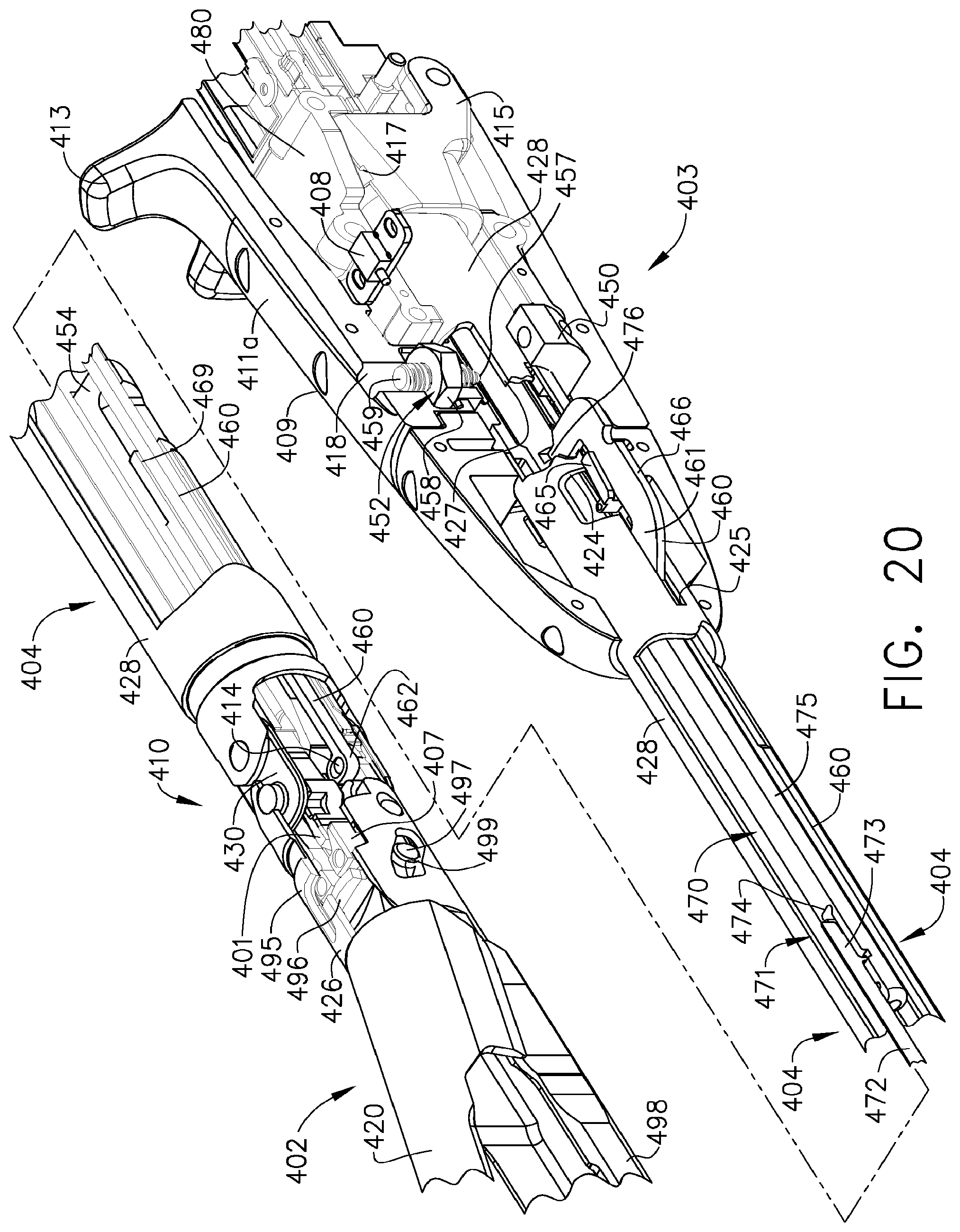 Patent US11771419 Figure 16 – Packaging for a replaceable component of a surgical stapling system