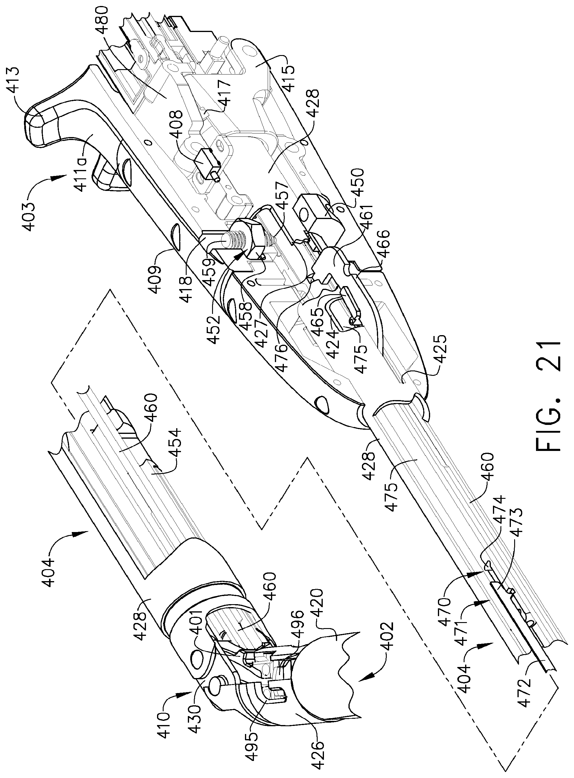 Patent US11771419 Figure 17 – Packaging for a replaceable component of a surgical stapling system