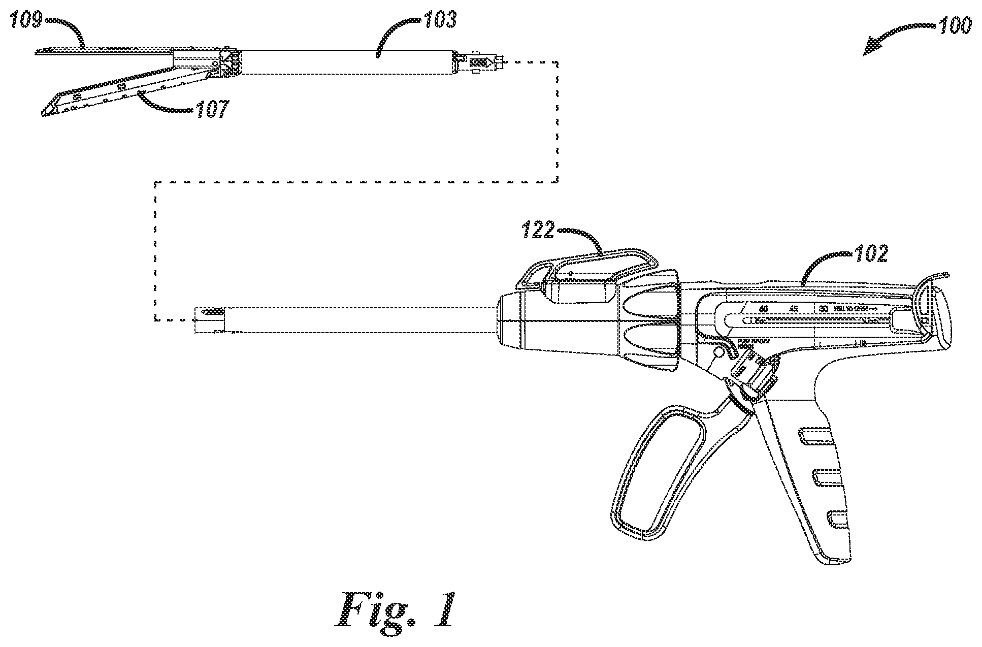 Patent US11771424 — Surgical handle articulation assemblies — Figure 1