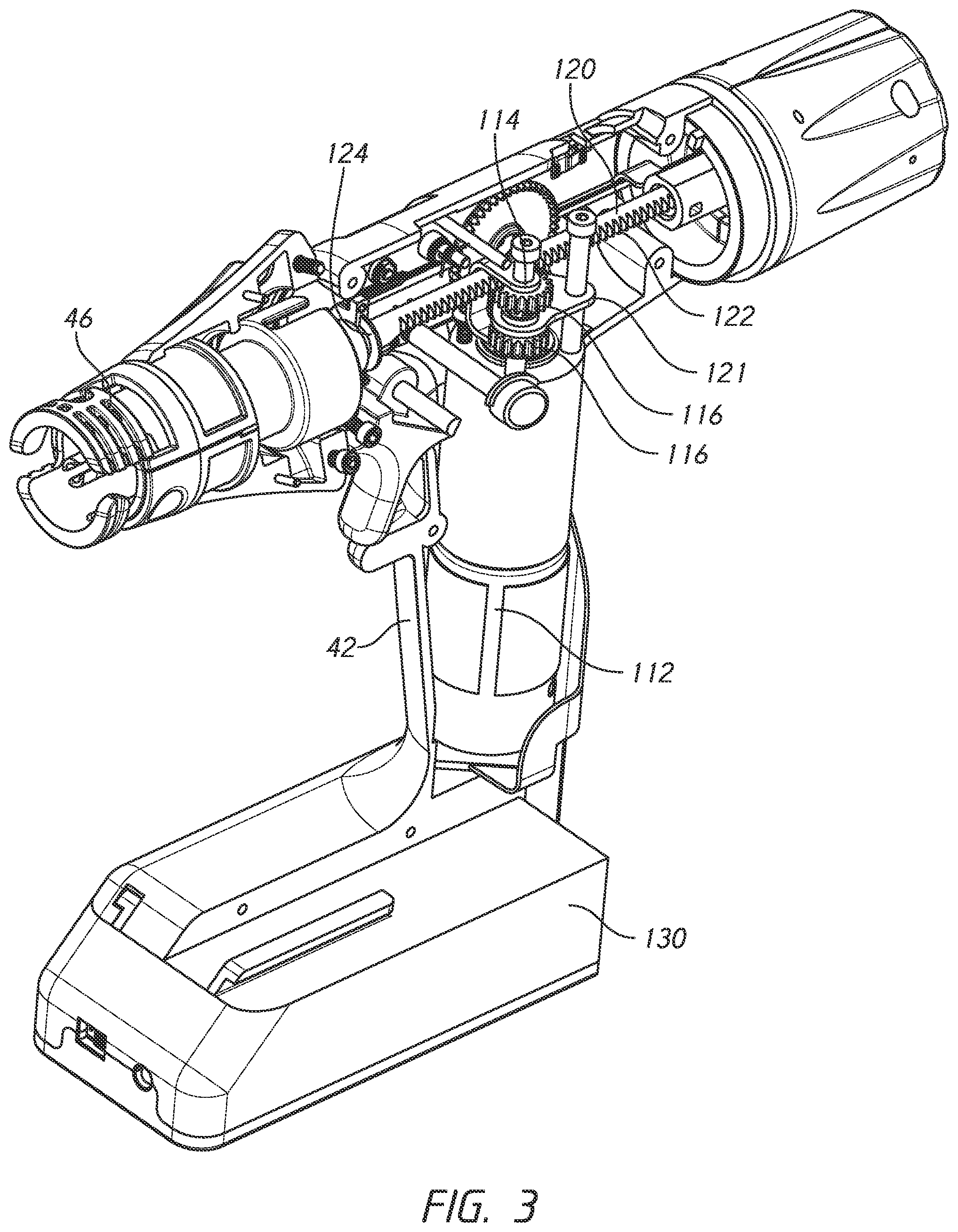 Patent US11771428 Figure 3 – Actuation shaft retention mechanism for surgical stapler