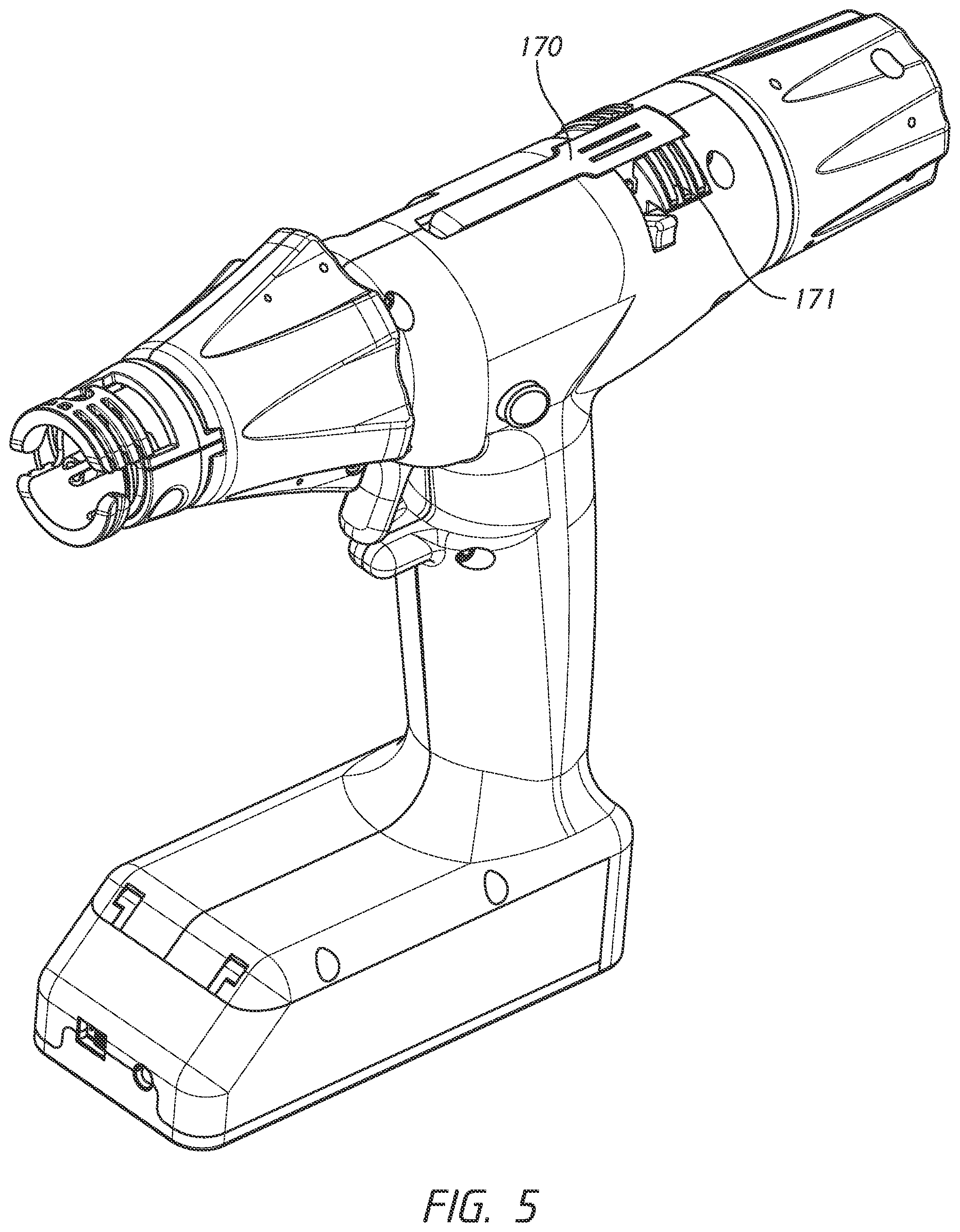 Patent US11771428 Figure 5 – Actuation shaft retention mechanism for surgical stapler